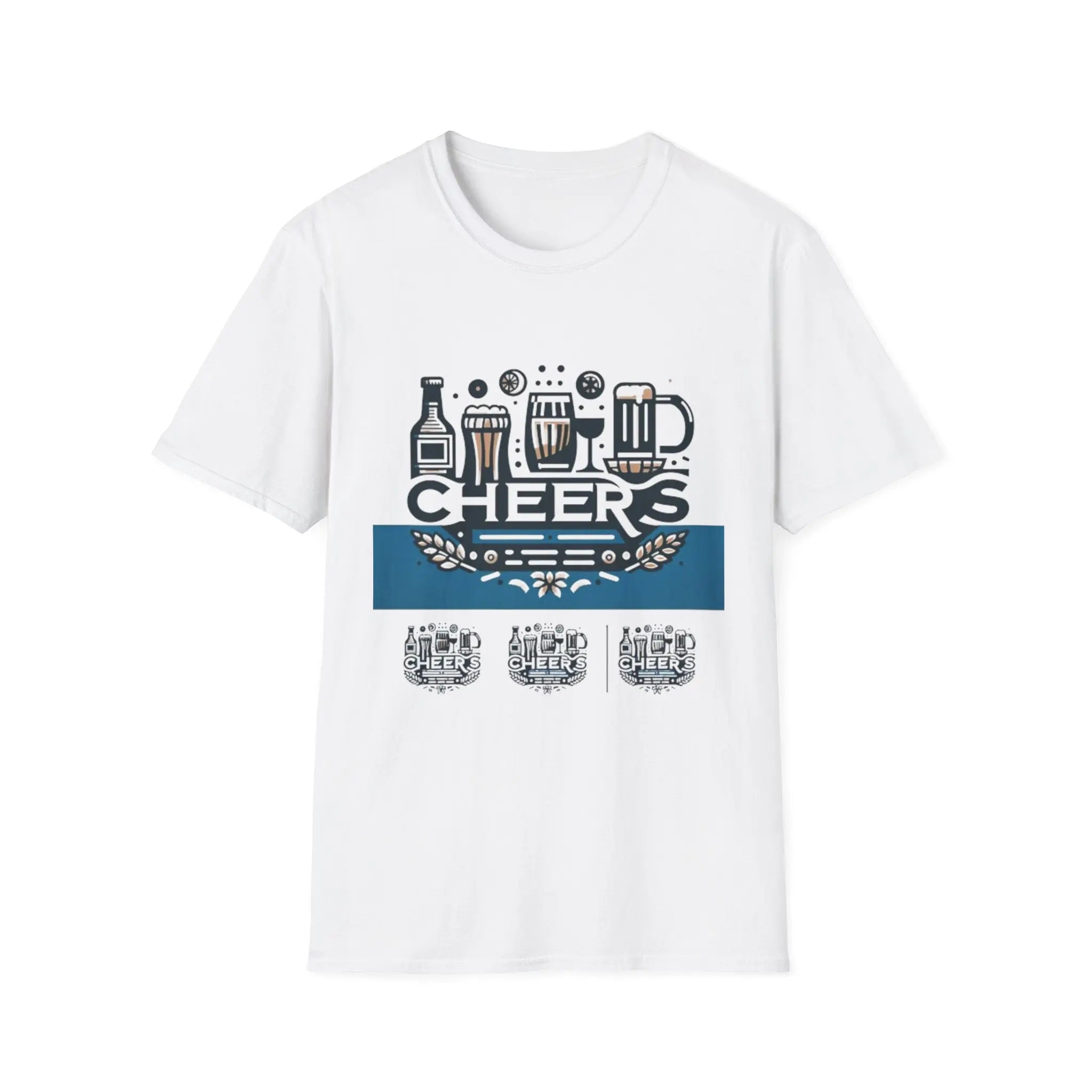 Cheers Unisex Party T-shirt Printify
