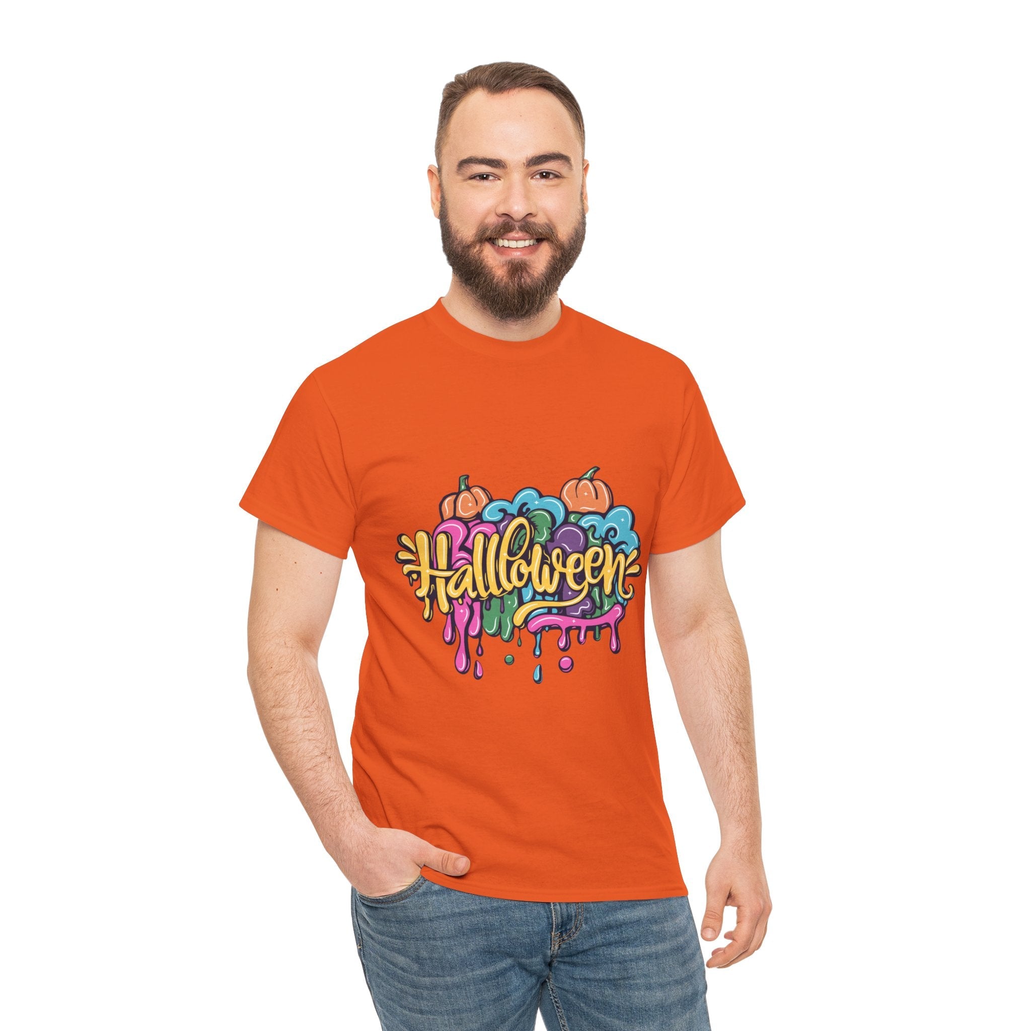 Halloween Unisex graffiti T- Shirt Printify