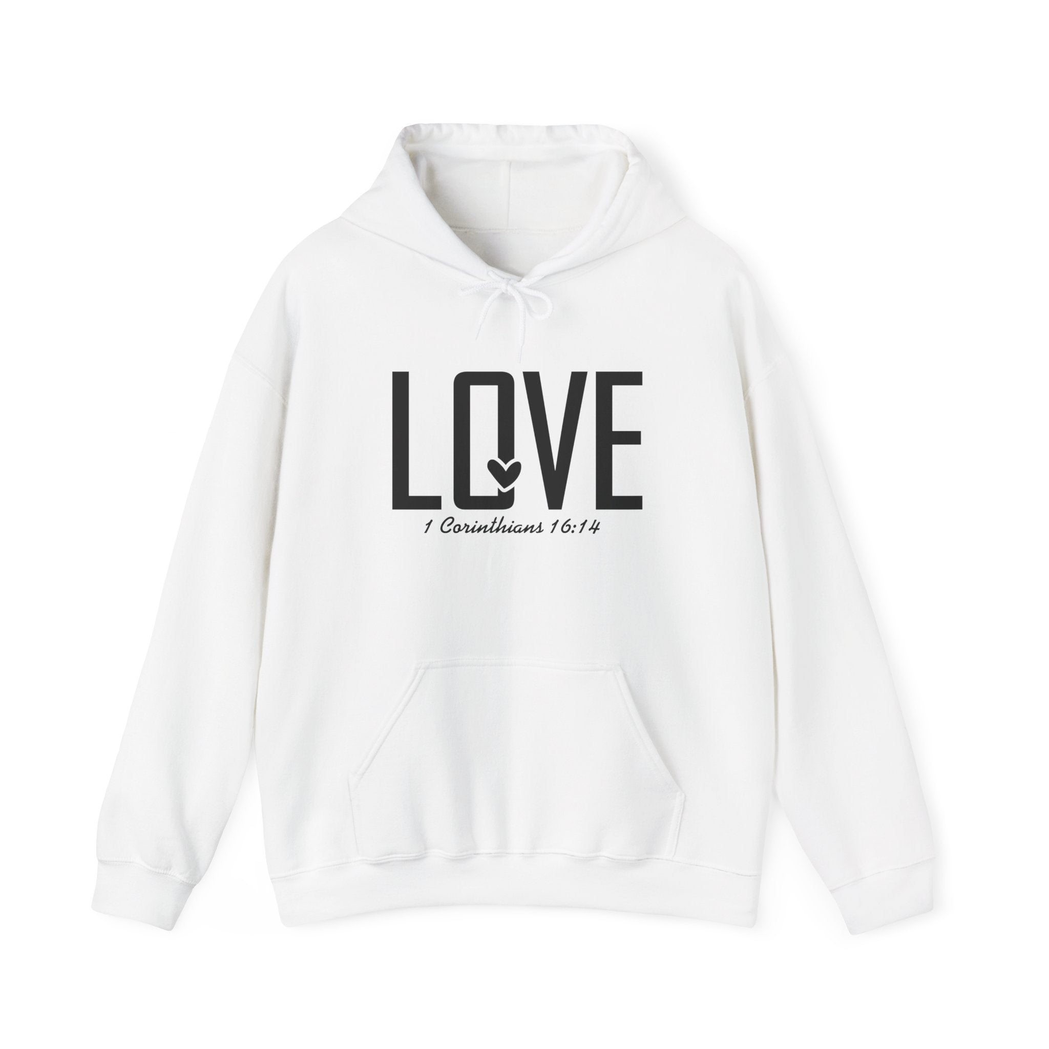 Love Scripture Hoodie Printify