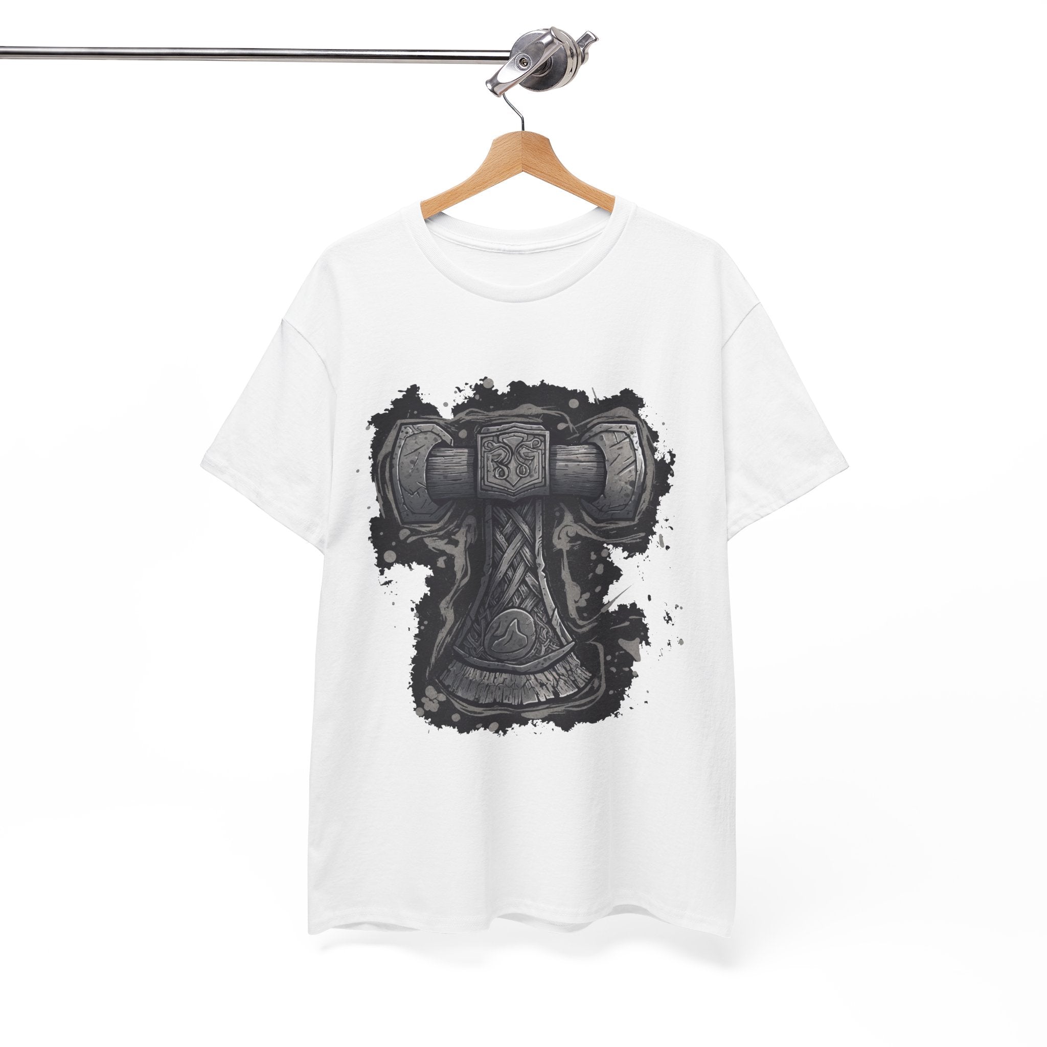 Thor Hammer Graphic T- Shirt Printify