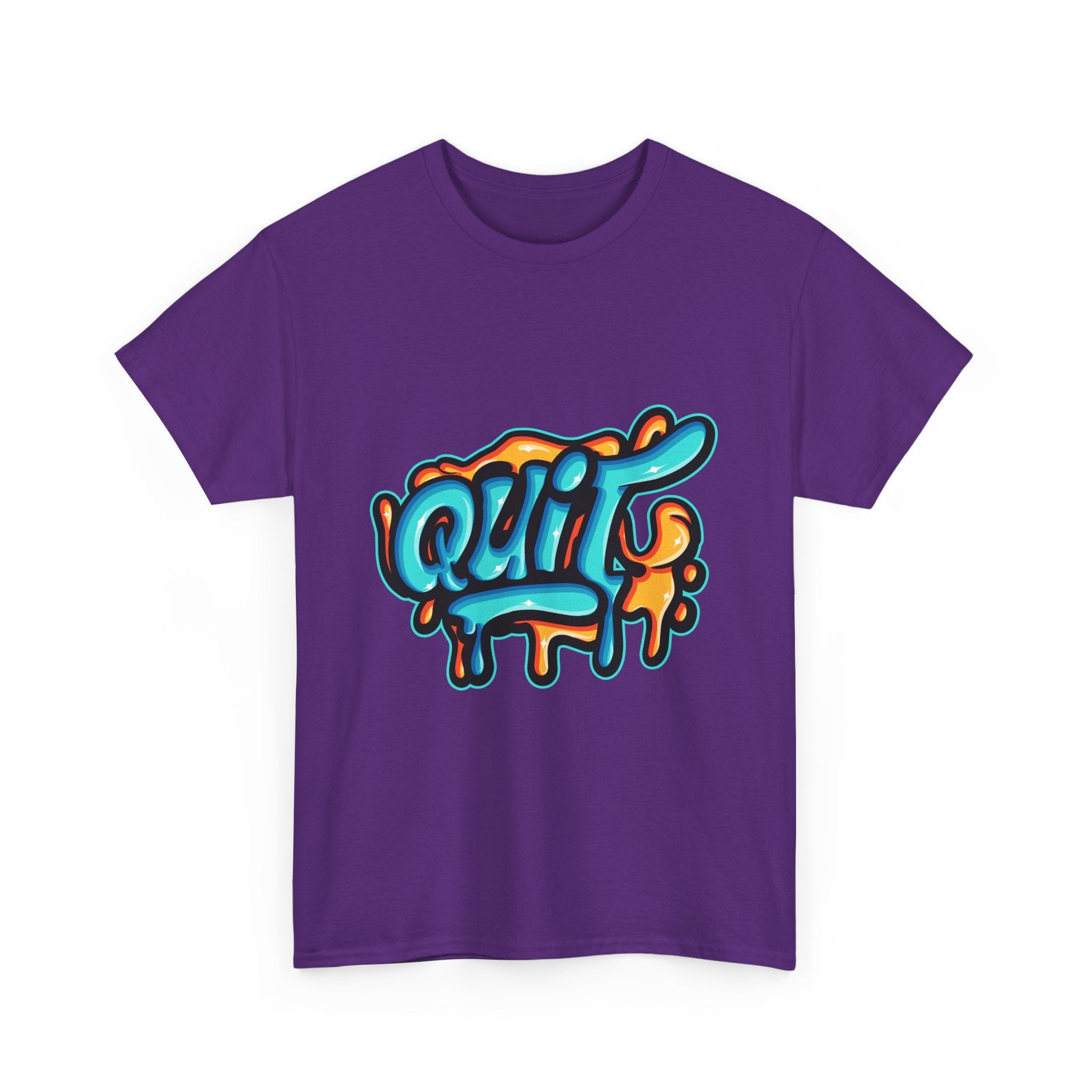 Graffiti Style Quit T-Shirt Printify