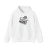 Hand-Drawn Wolf Scenic Hoodie