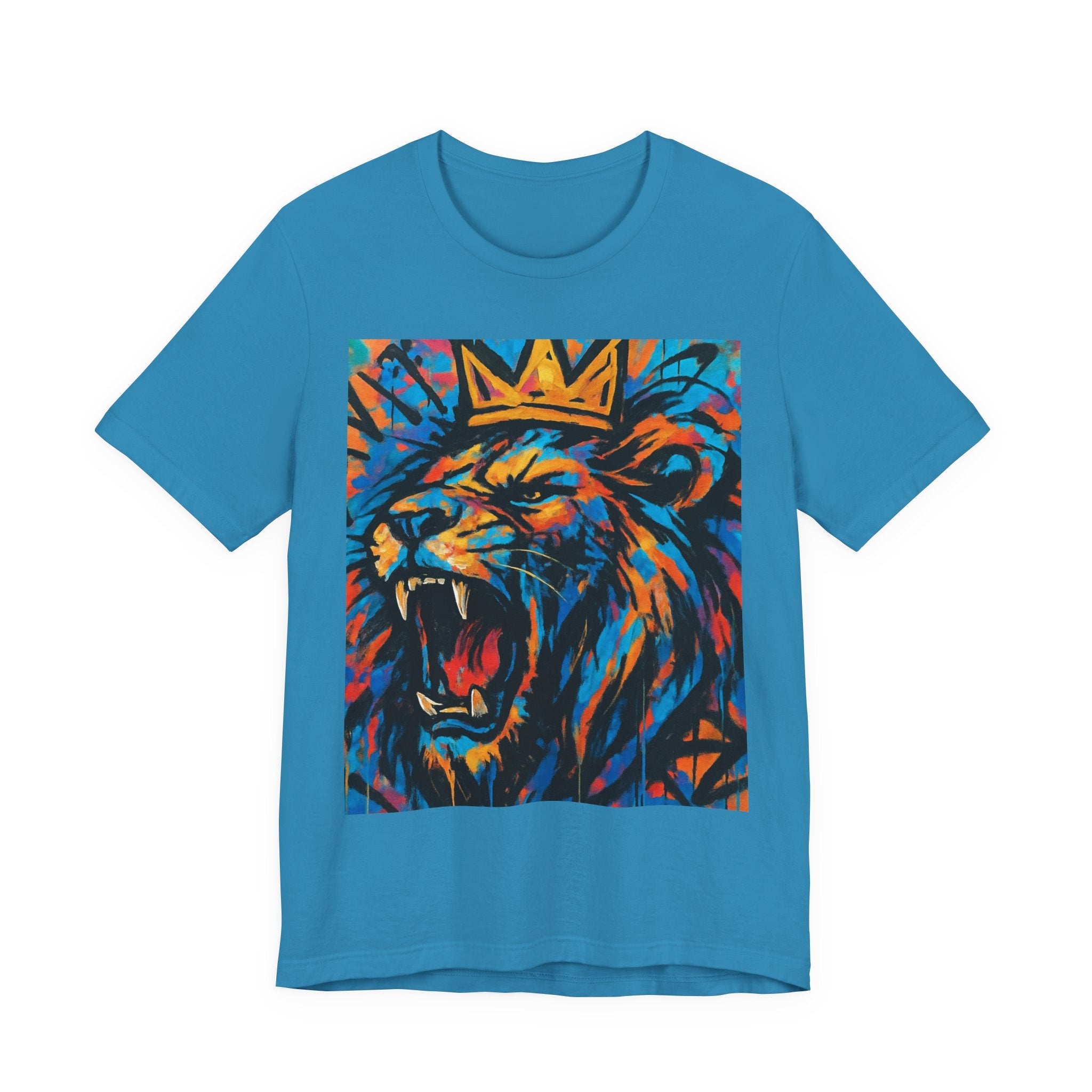 Roaring Lion Graffiti T-Shirt Printify