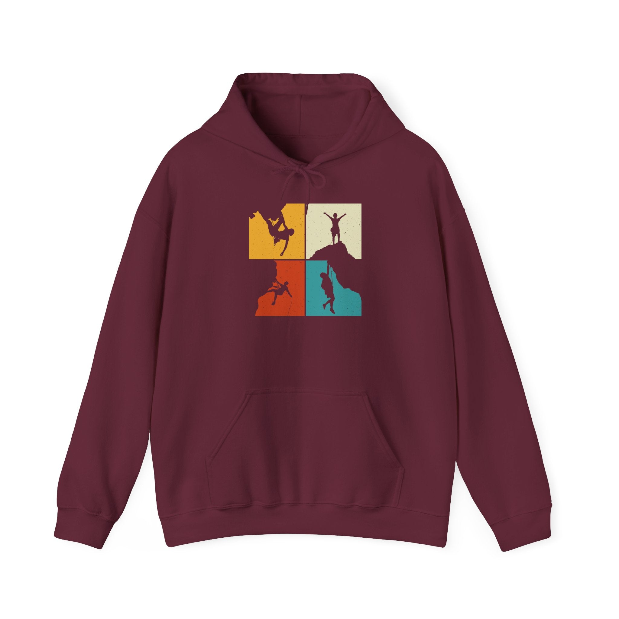Rock Climbing Hoodie Printify