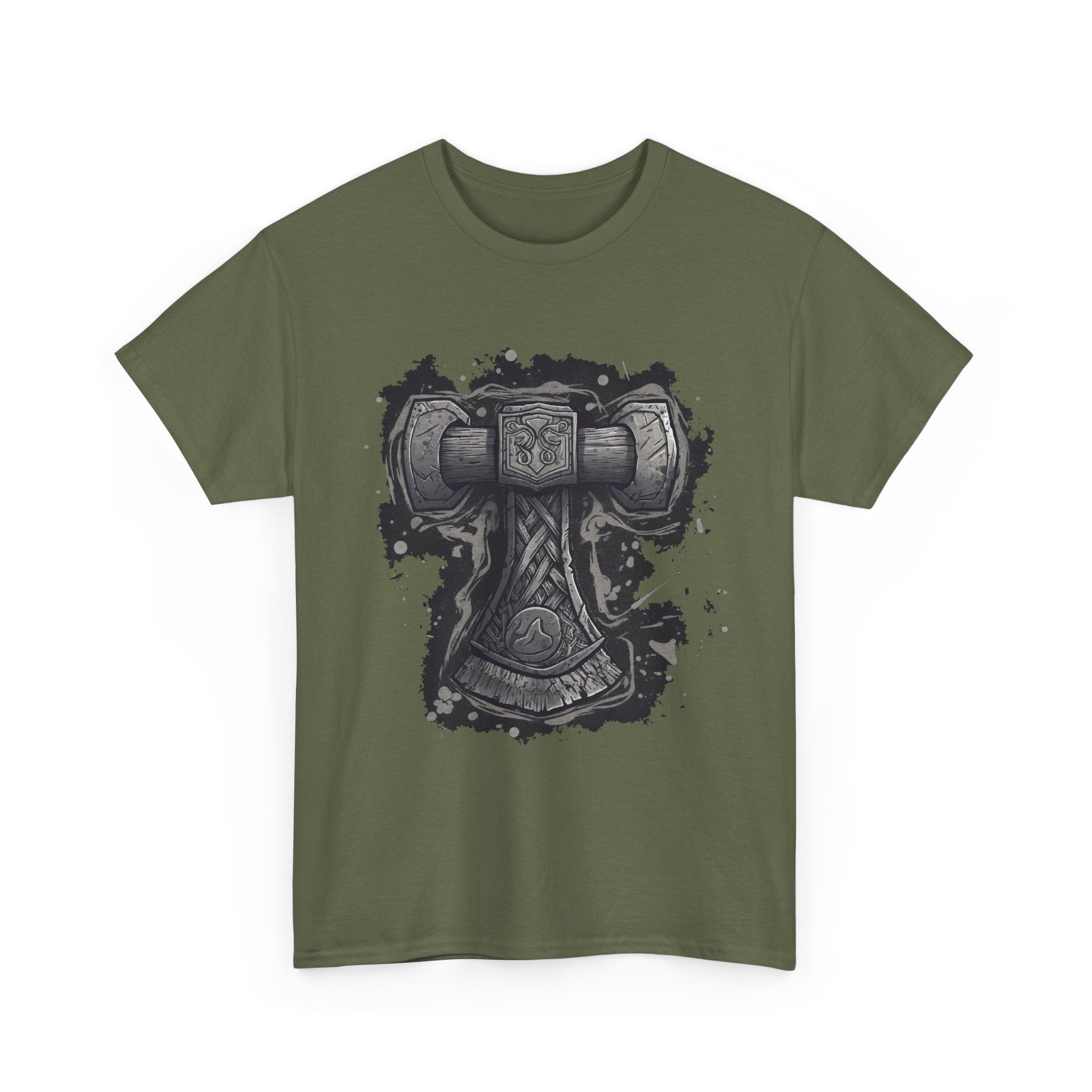 Thor Hammer Graphic T- Shirt Printify