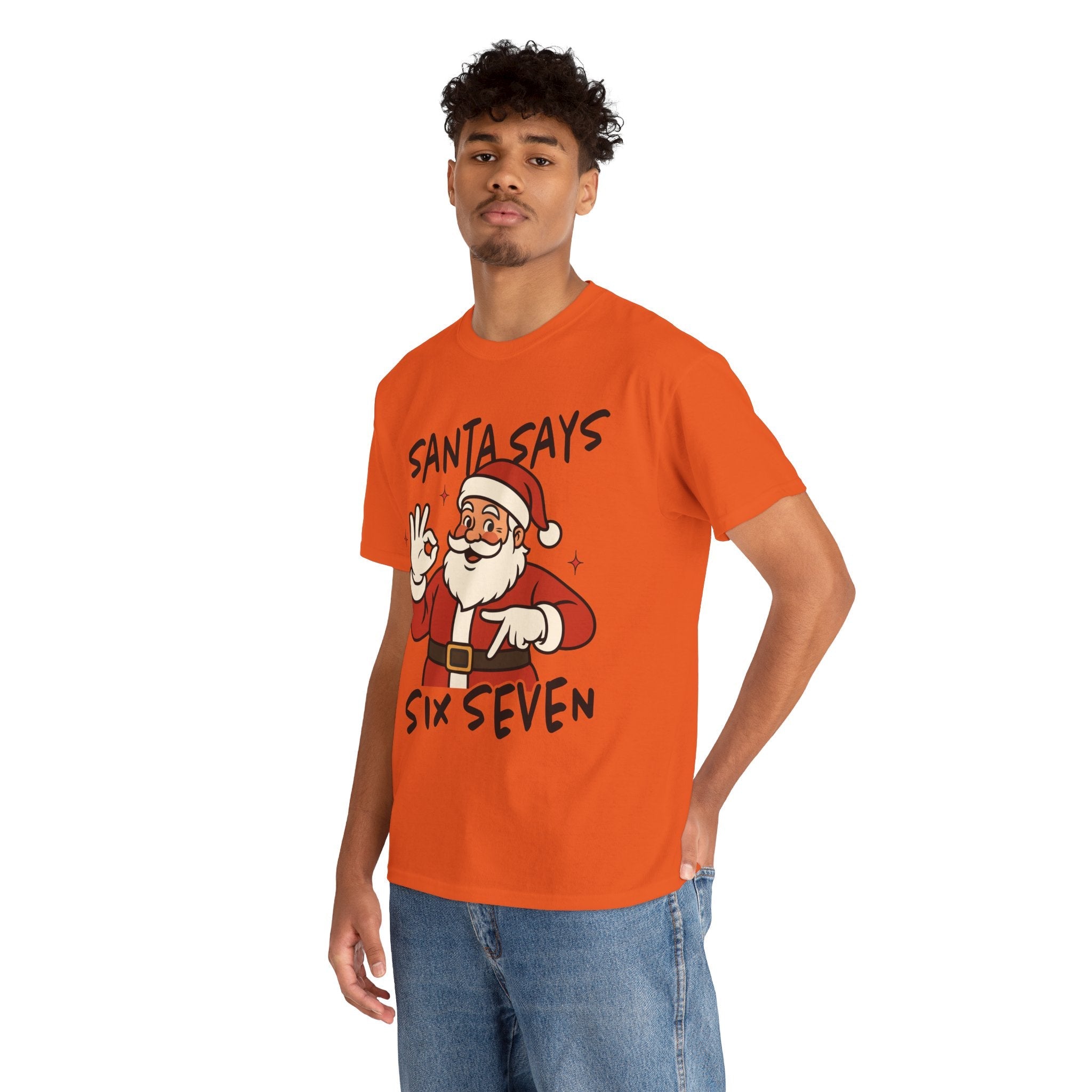 Santa Says Six Seven Unisex T- Shirt Printify