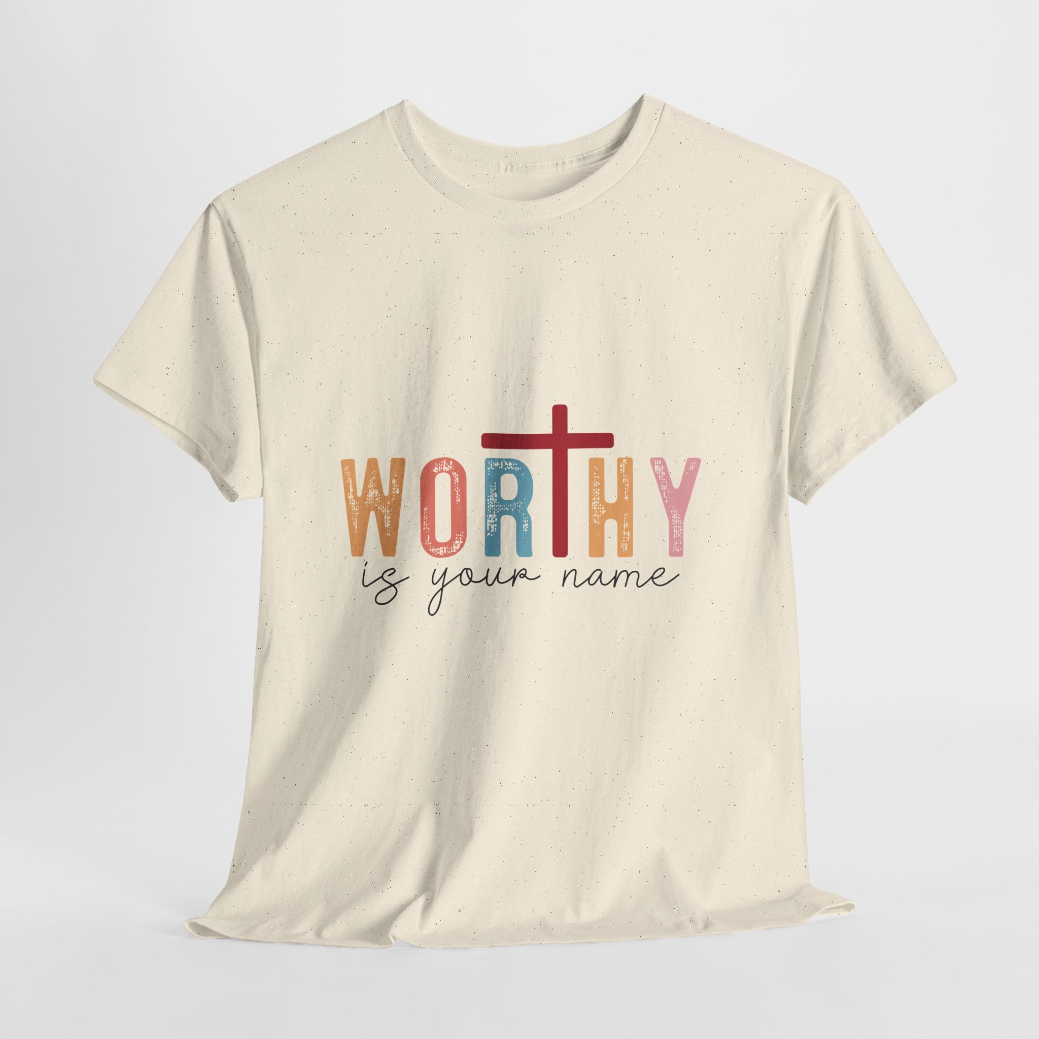 Worthy Christian Graphic T-Shirt Printify