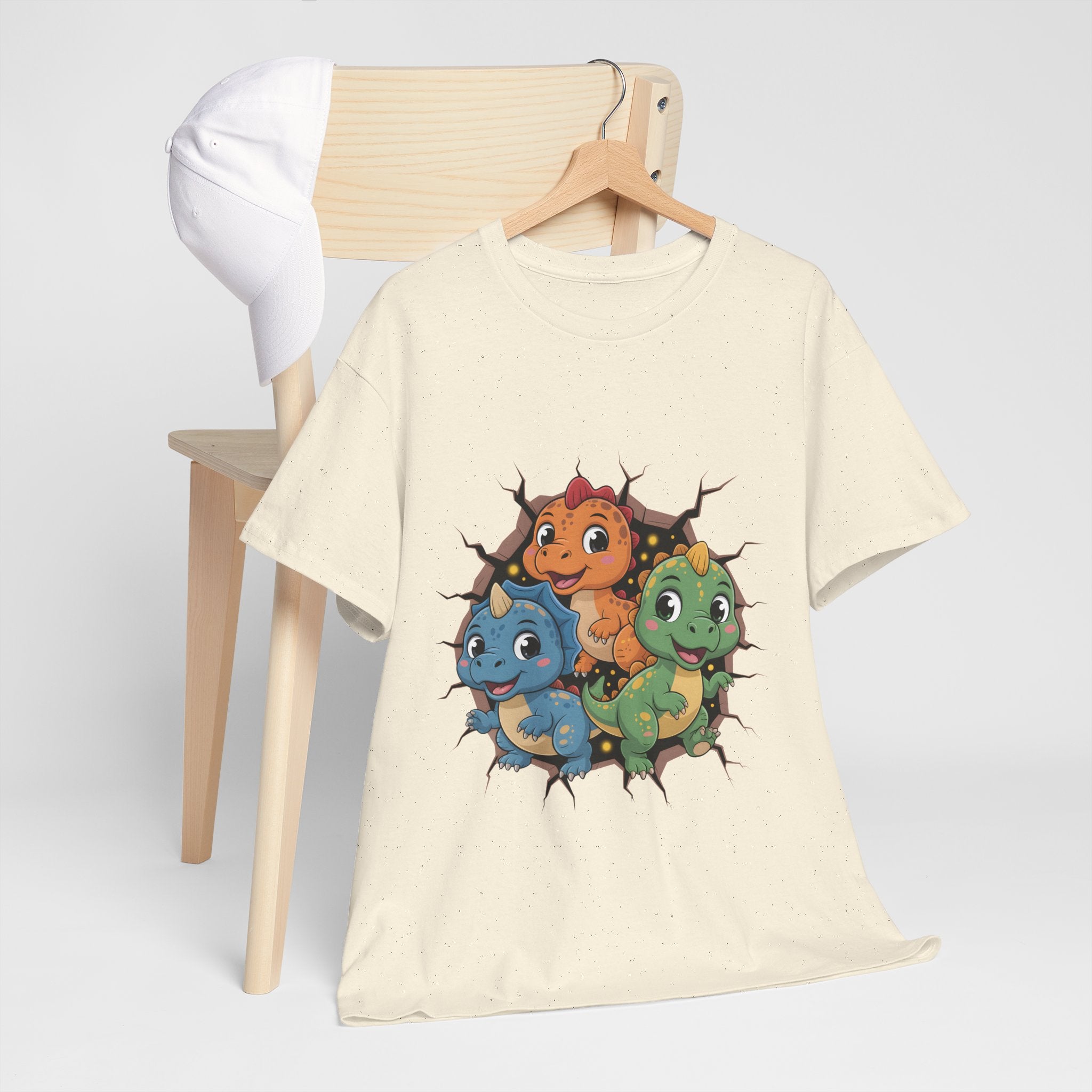 Cute Dinosaur Unisex Graphic T-Shirt Printify