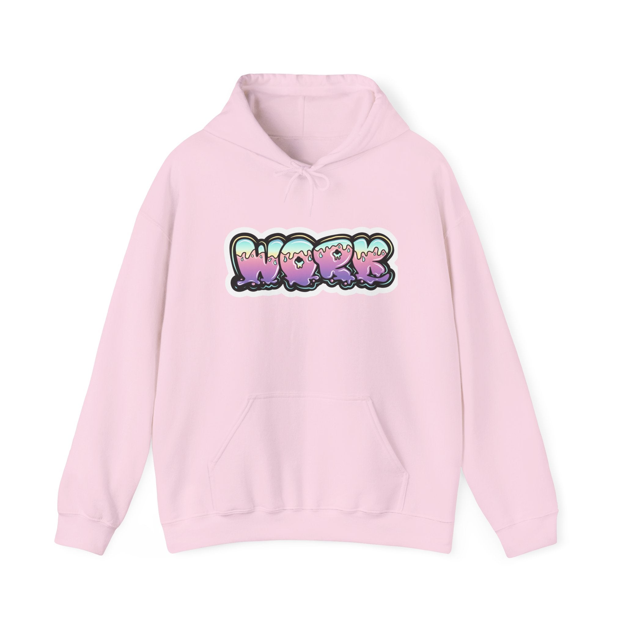 Work Graffiti Streetwear  Hoodie Printify