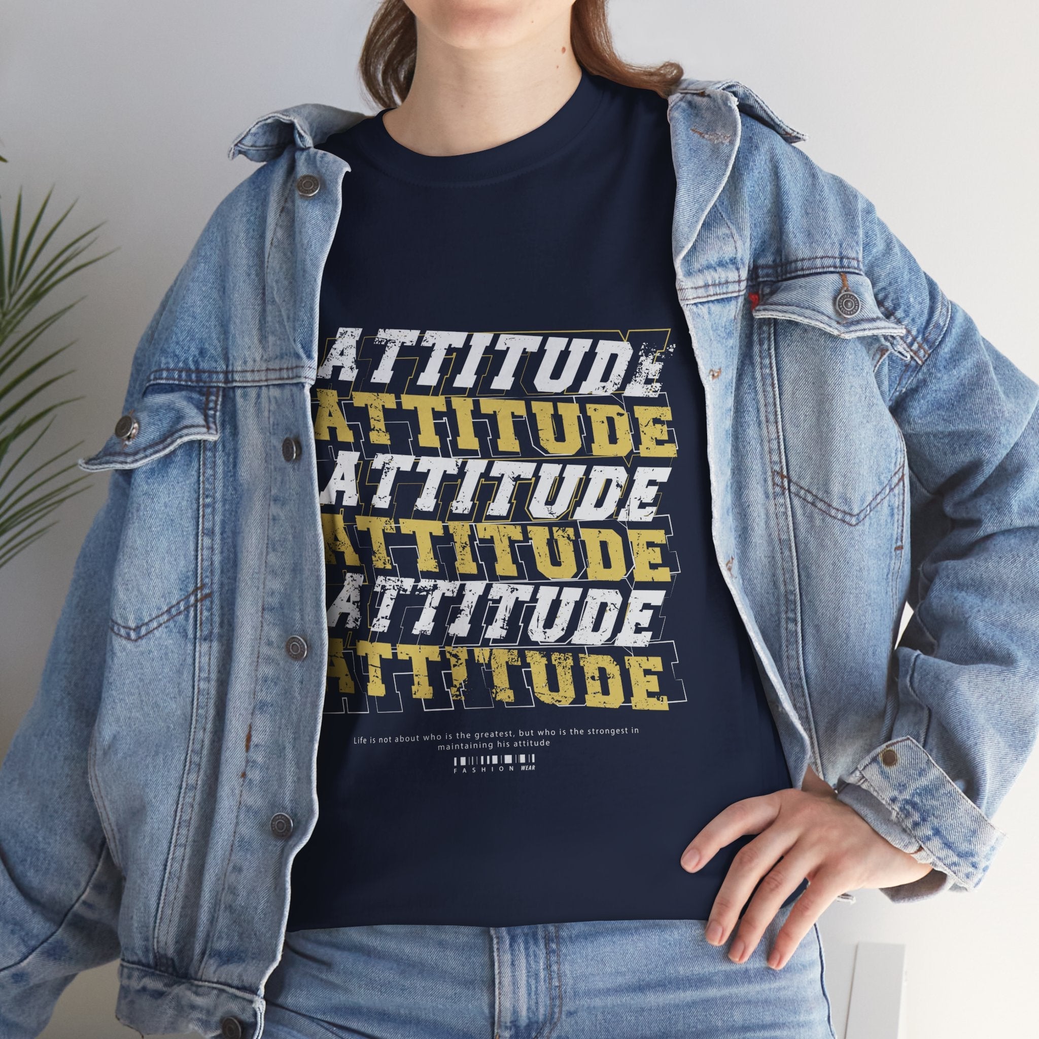 Bold Attitude Slogan T- Shirt Printify