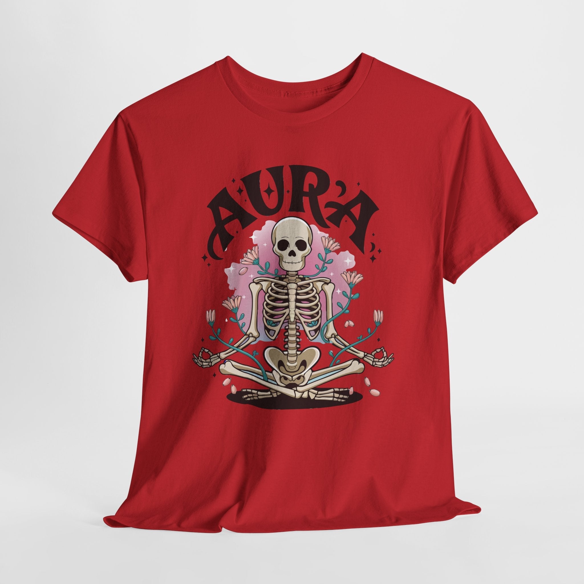 Aura Skeleton Halloween T-Shirt Printify