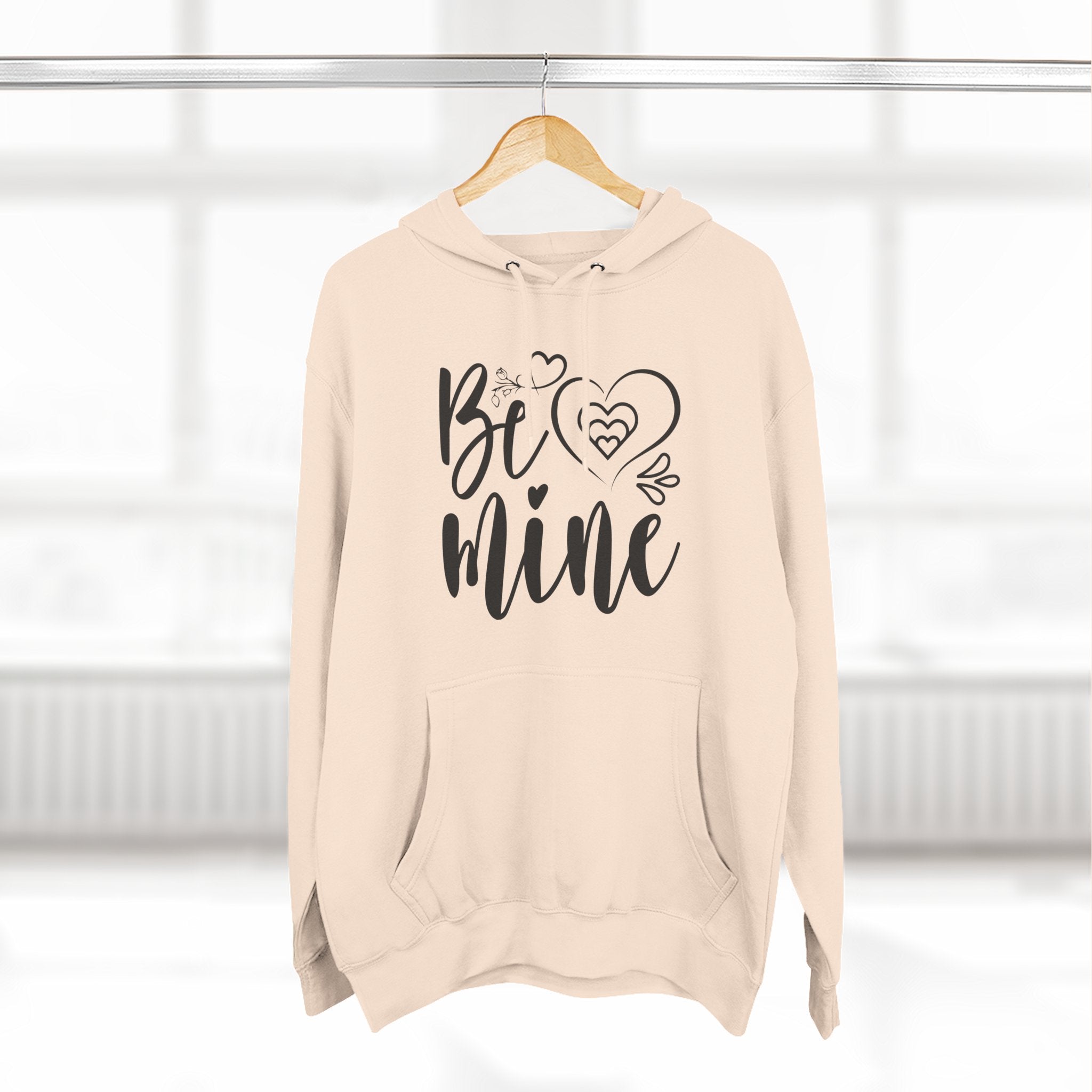 Be Mine - Romantic Heart Hoodie Printify