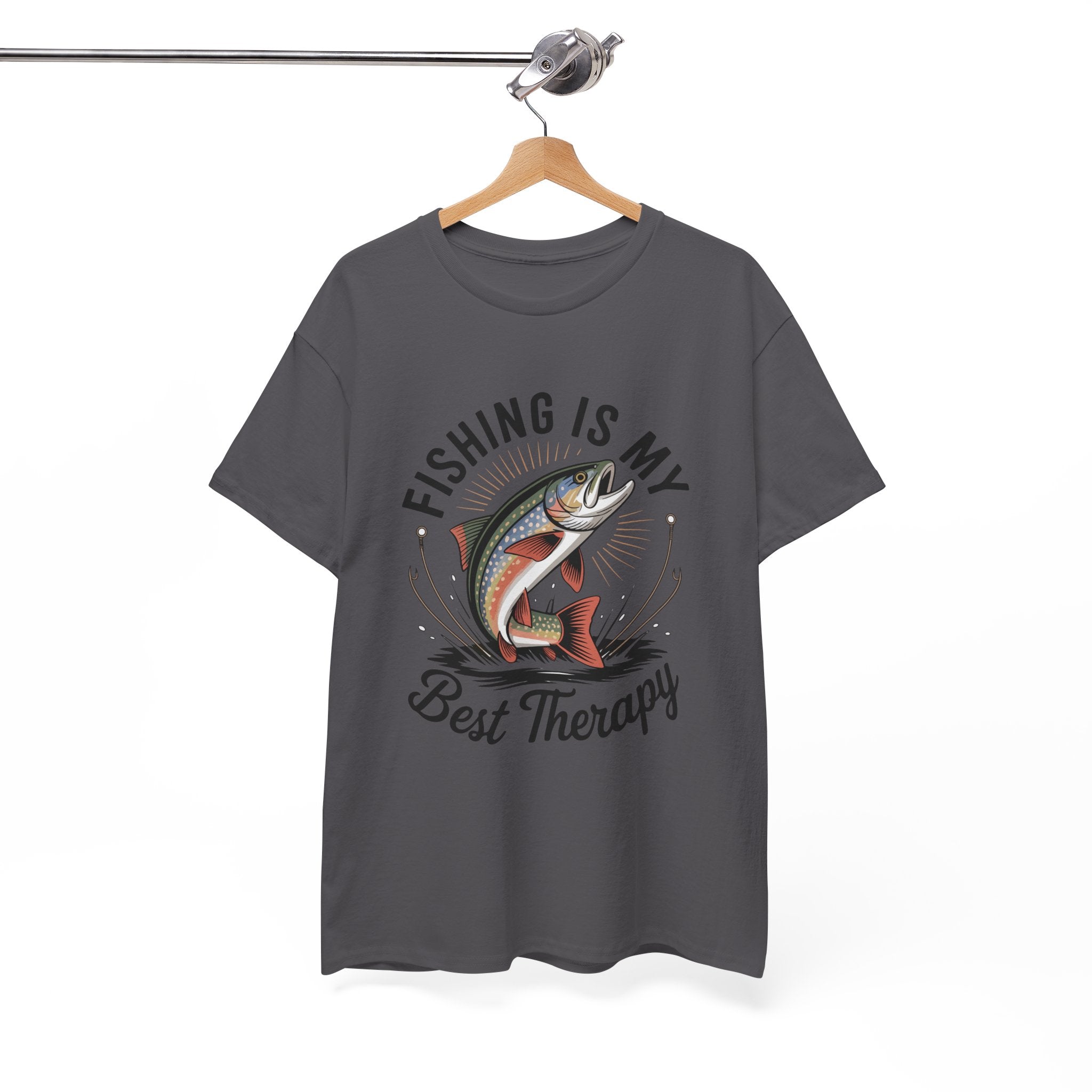 Fishing Is My Best Therapy Unisex T- Shirt Printify