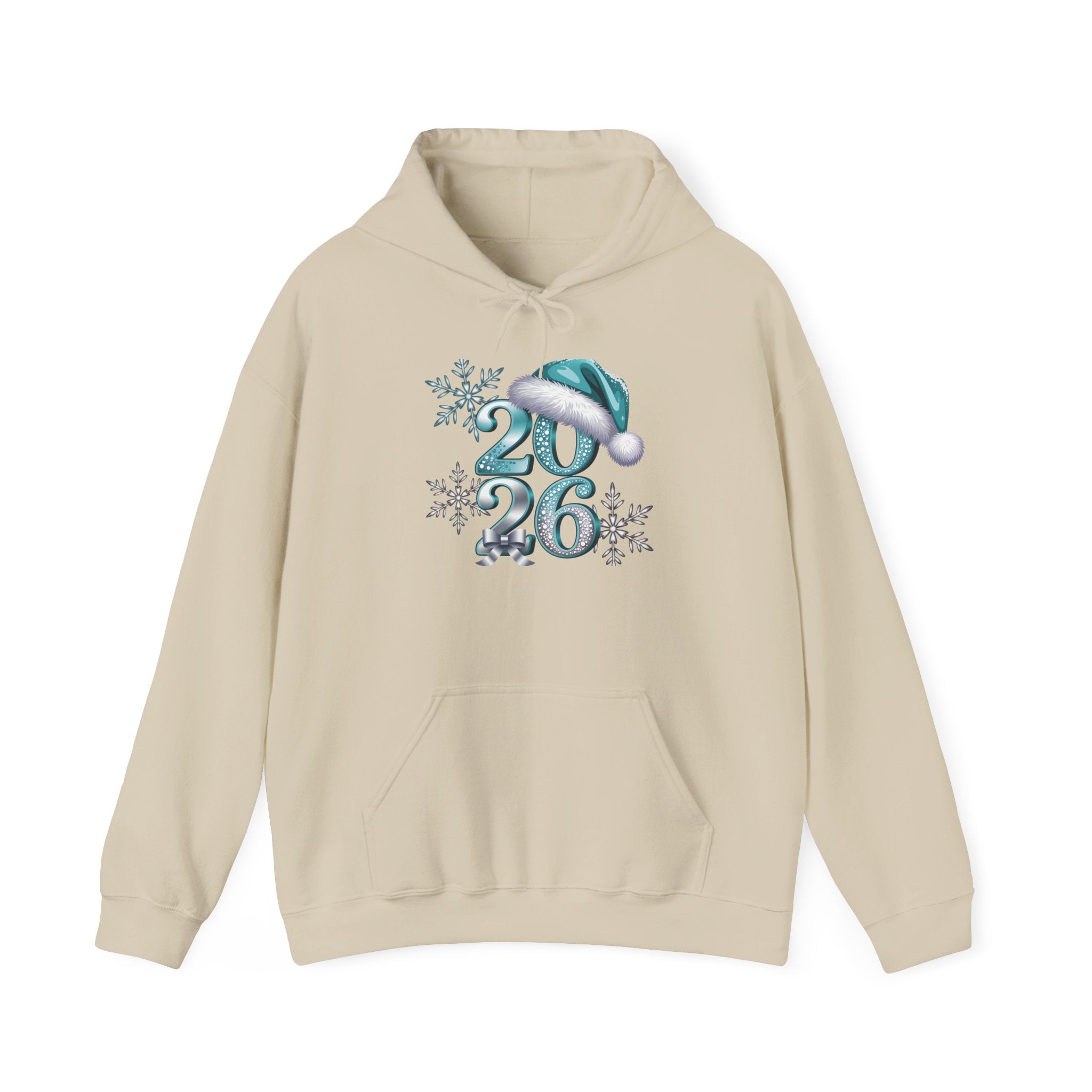 2026 Snowflake New Year Hoodie Printify