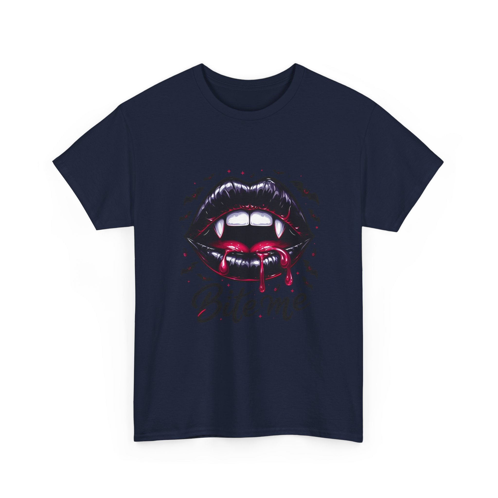 Bite Me Vampire Halloween T- Shirt Printify