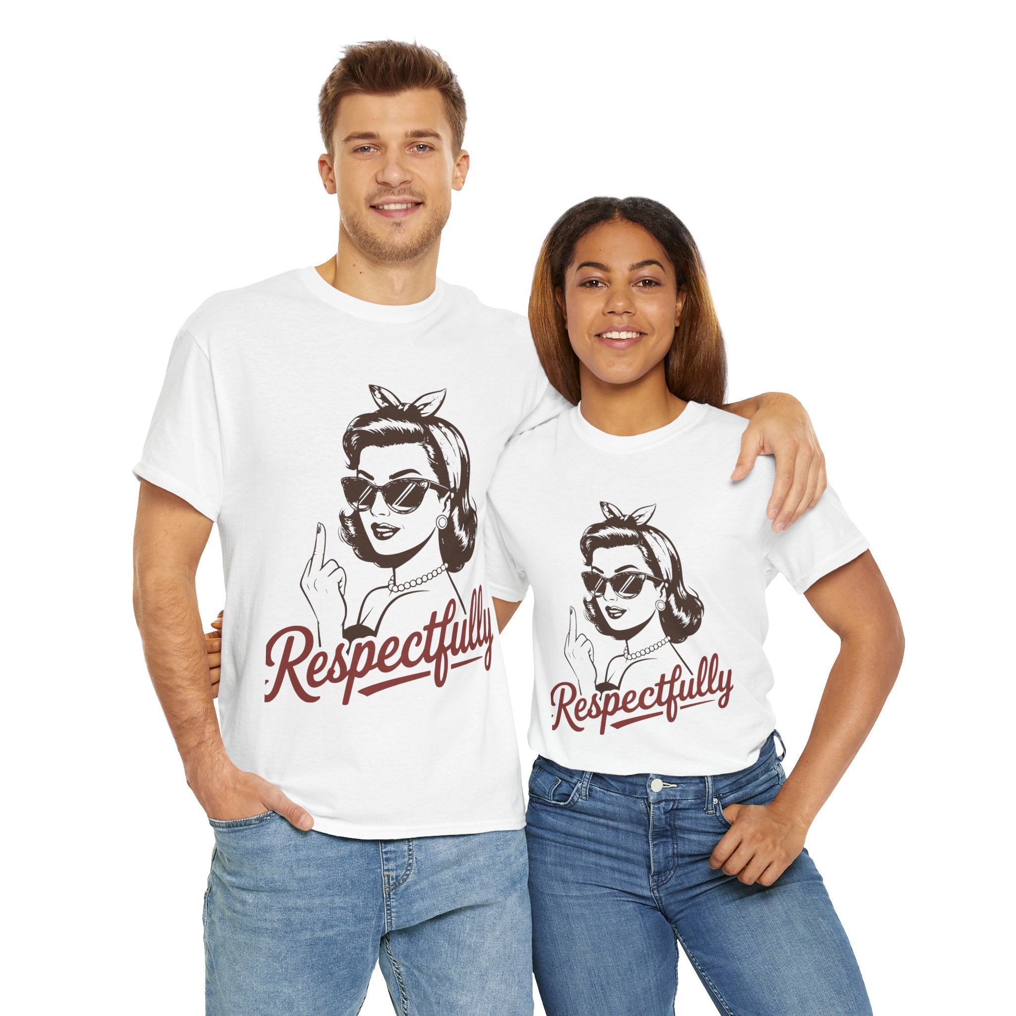 Respectfully Statement Vintage  T-Shirt Printify