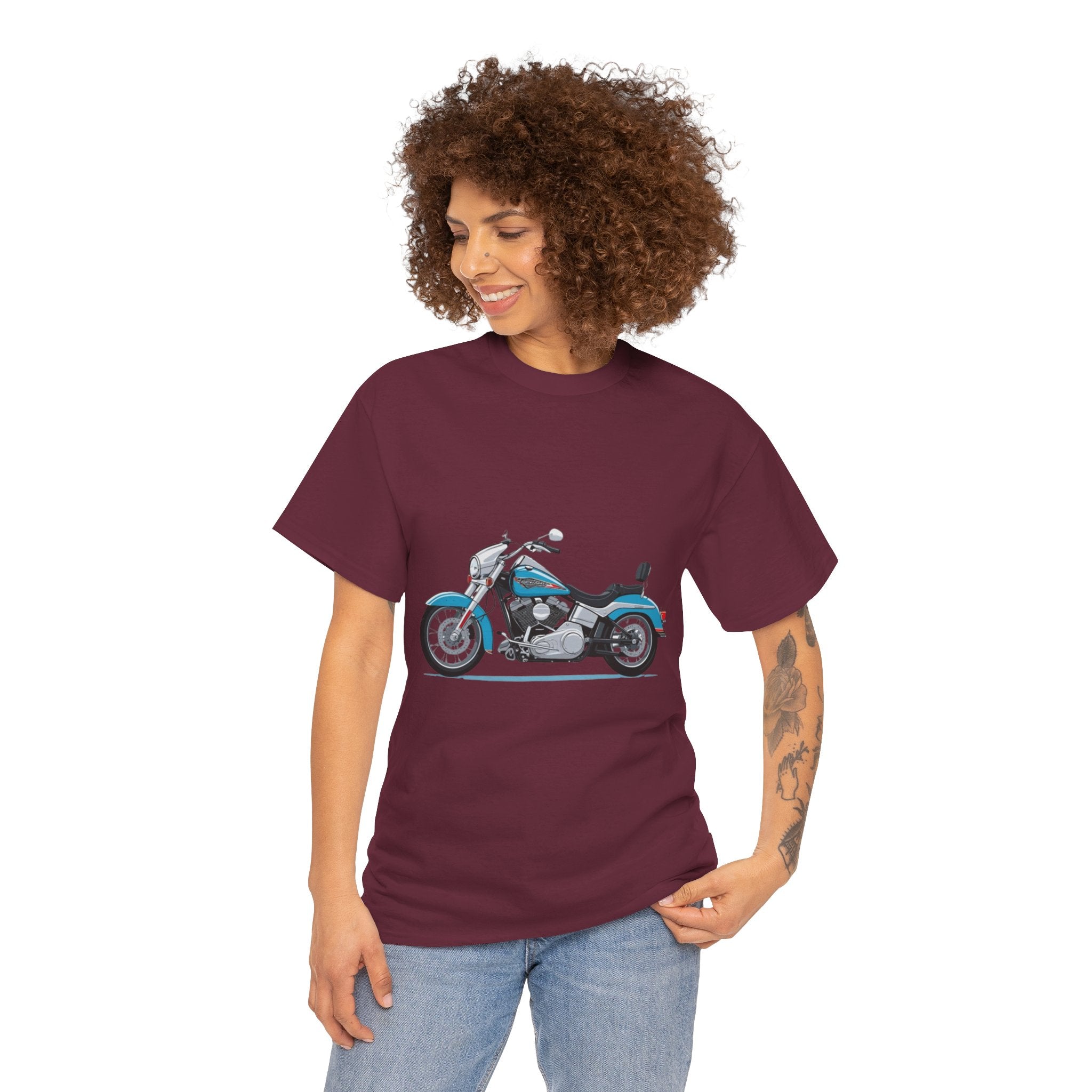 Motorcycle Enthusiast Graphic T- Shirt Printify