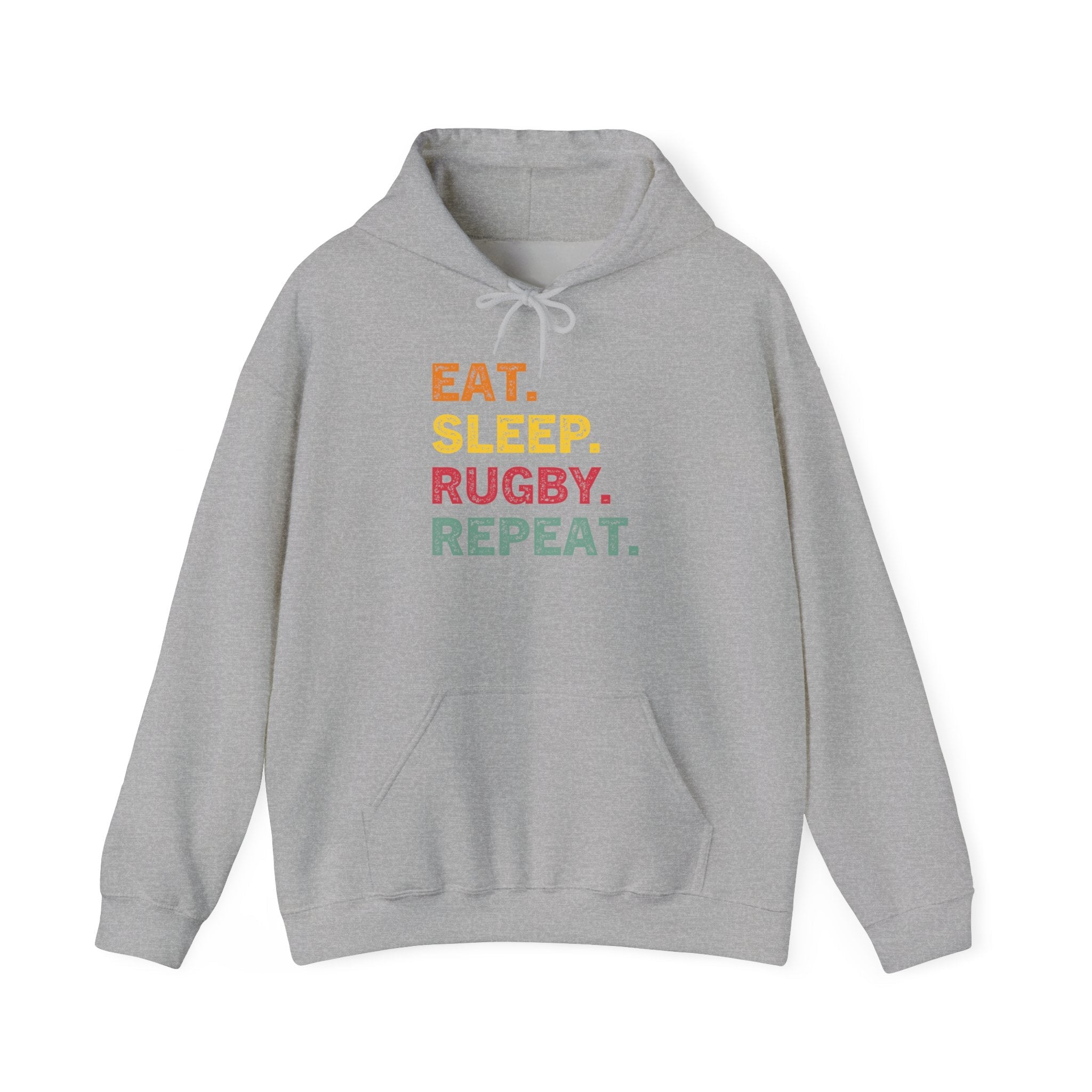 Eat. Sleep. Rugby. Repeat. Hoodie Printify