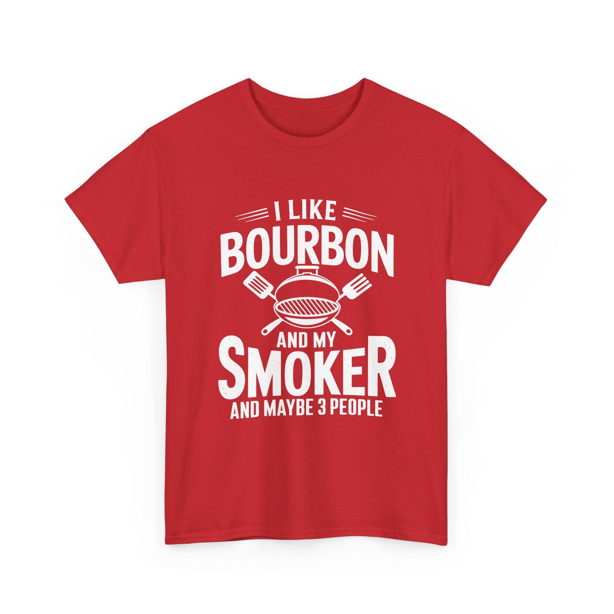 Bourbon Smoker Funny BBQ T- Shirt Printify