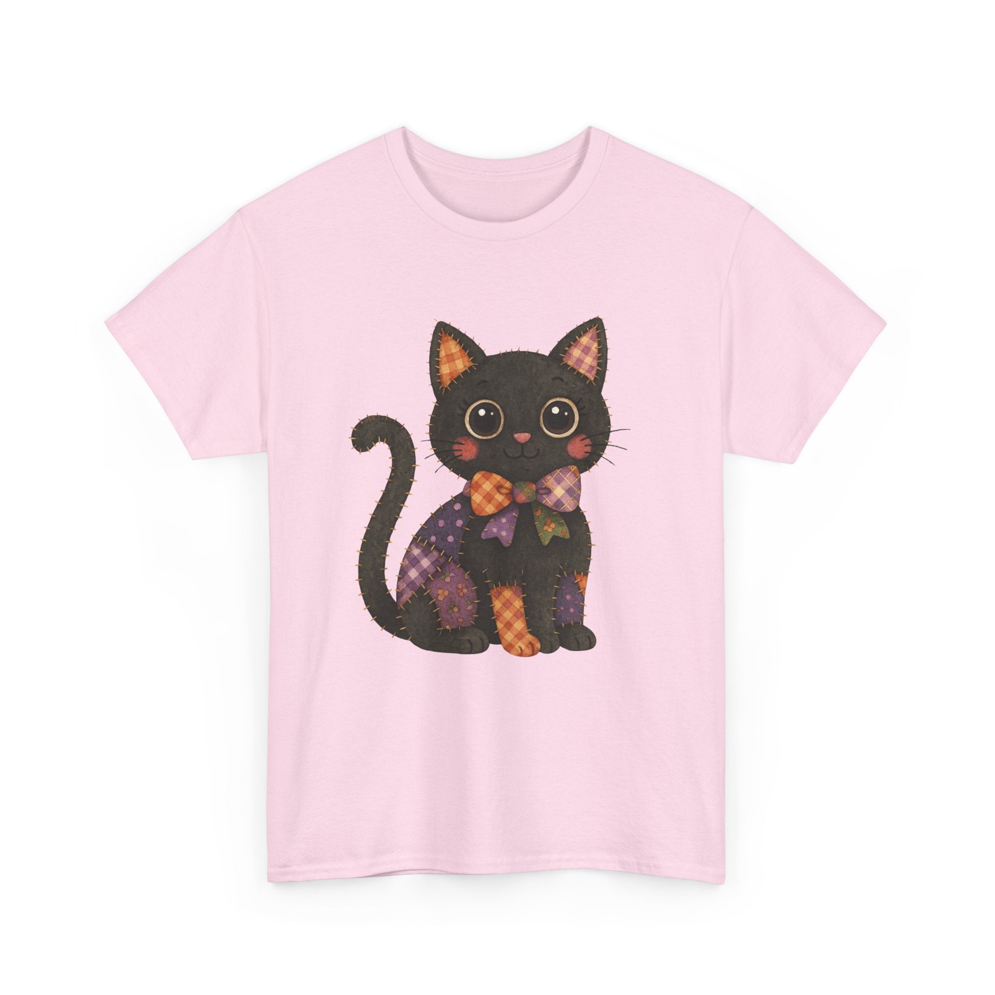 Cute Black Cat Halloween T- Shirt Printify