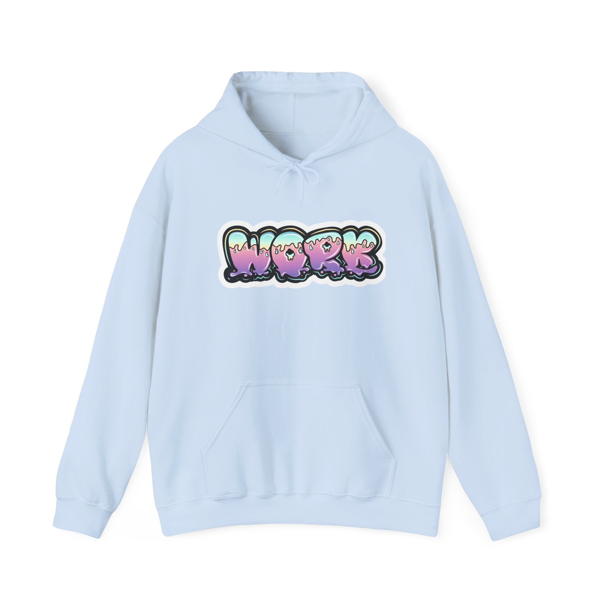 Work Graffiti Streetwear  Hoodie Printify