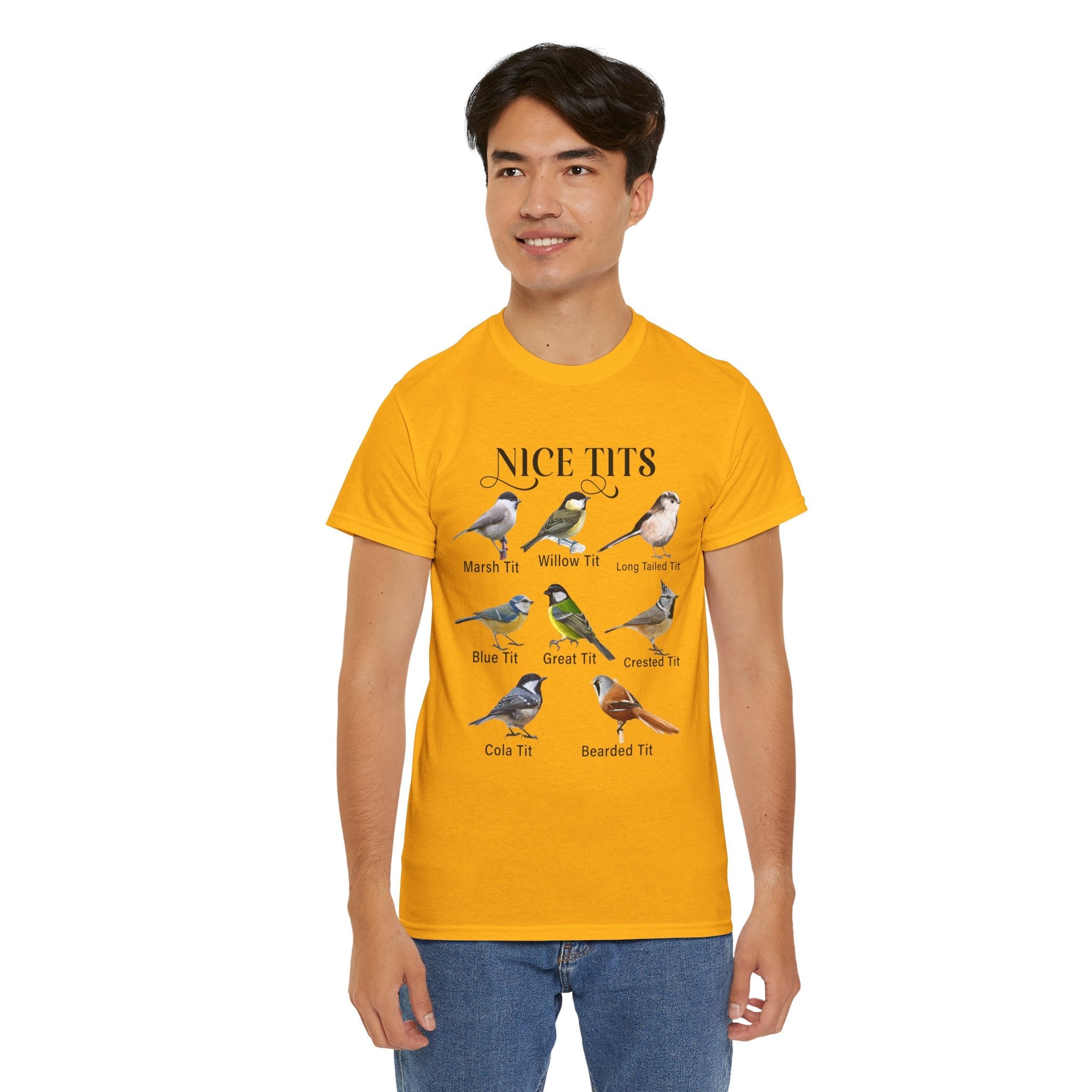 Nice Tits Birds Funny T-Shirt Printify