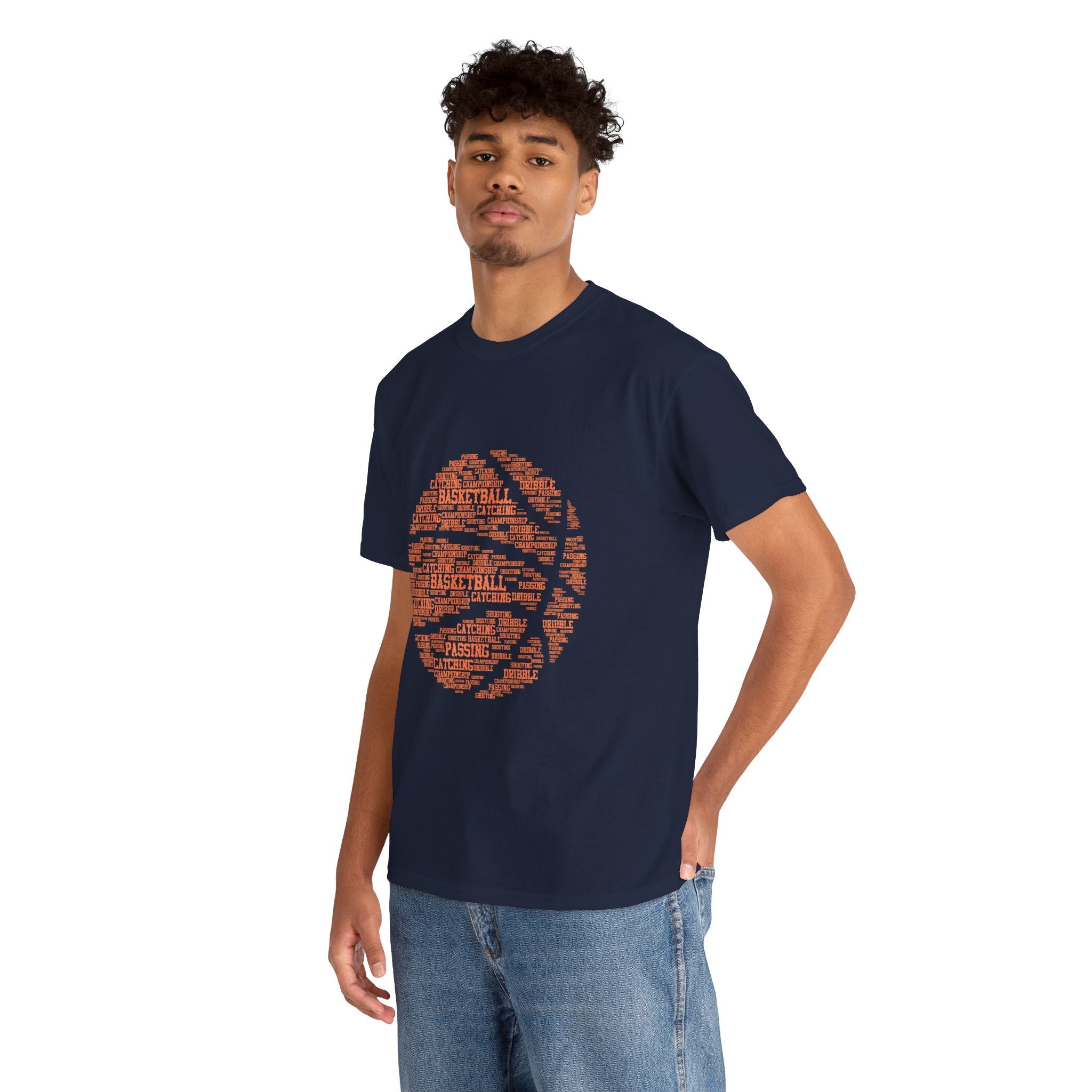Basketball Word Art Unisex T- Shirt Printify