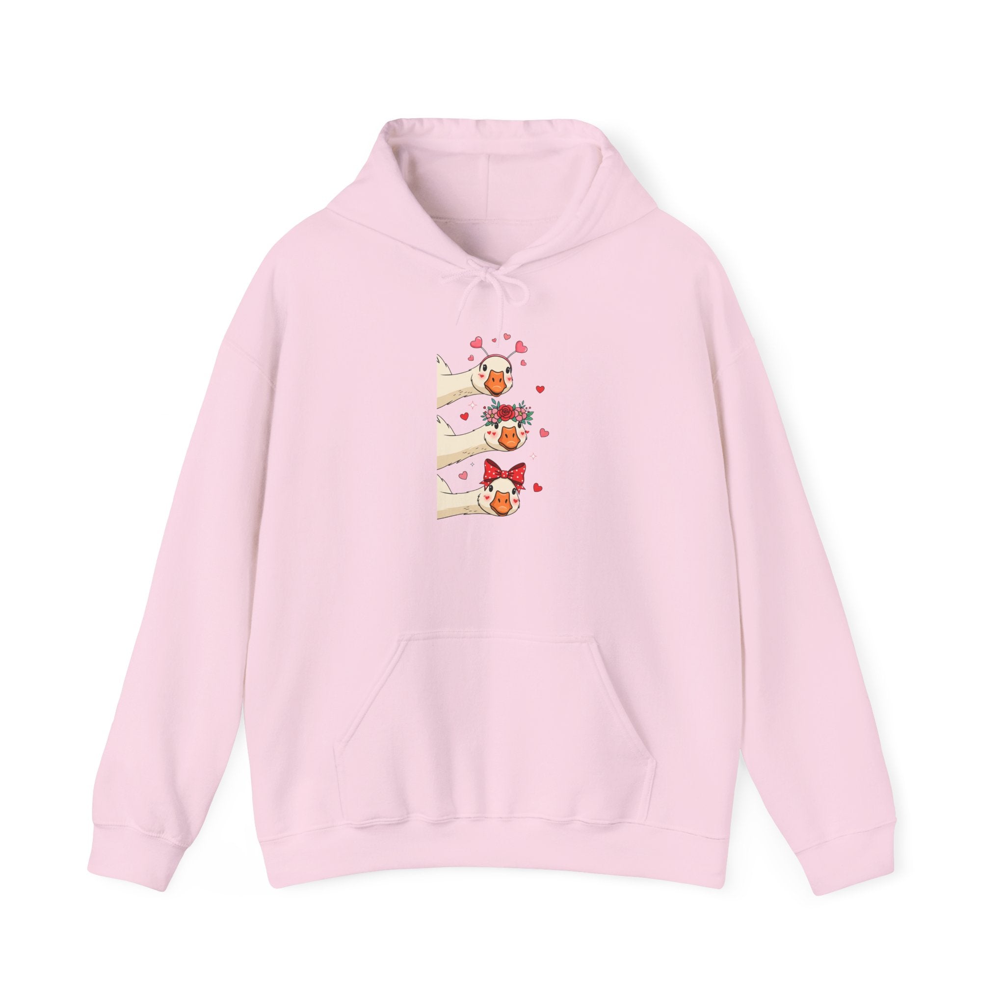 Cute Goose Peeking Hoodie