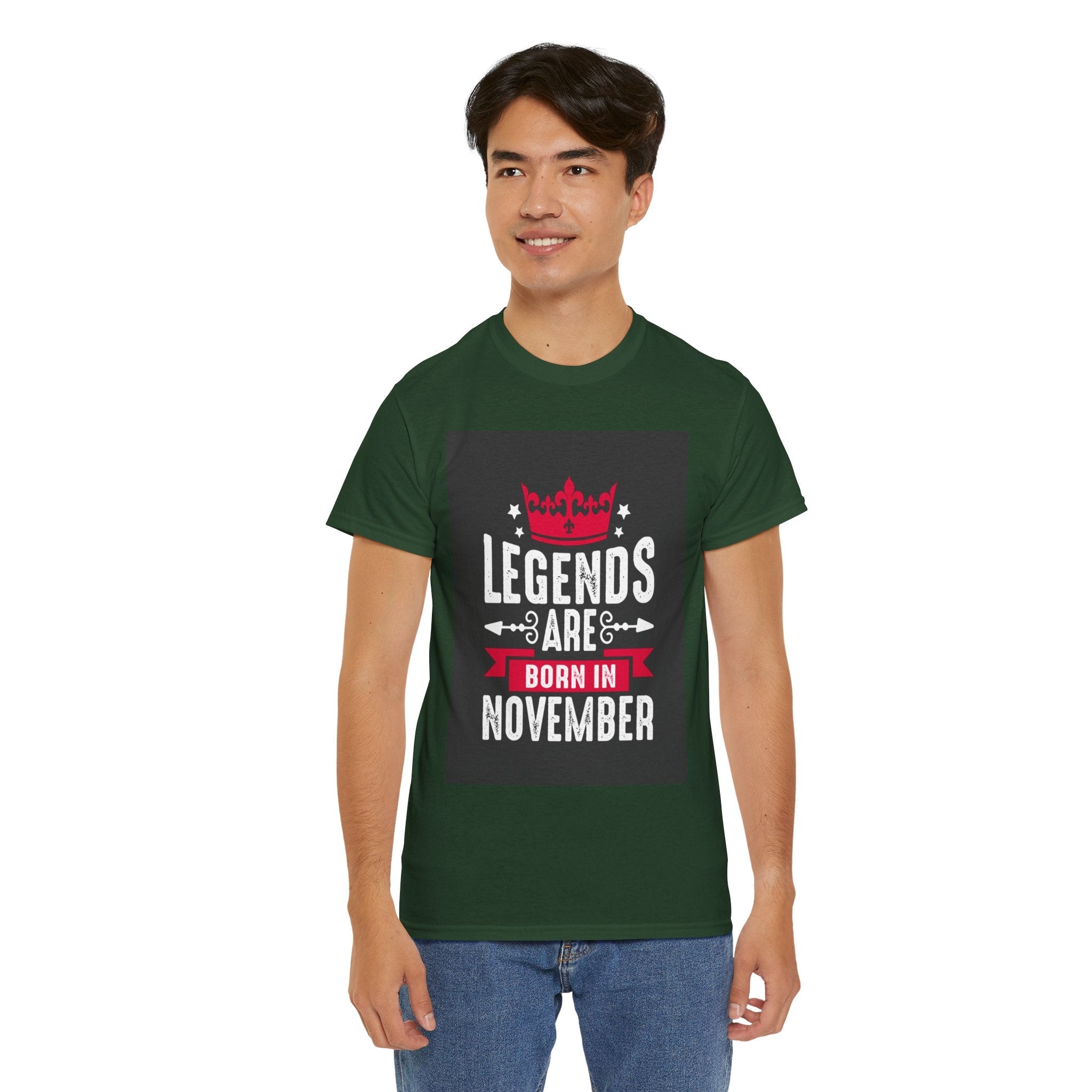 Legends Born in November Unisex T- Shirt Printify
