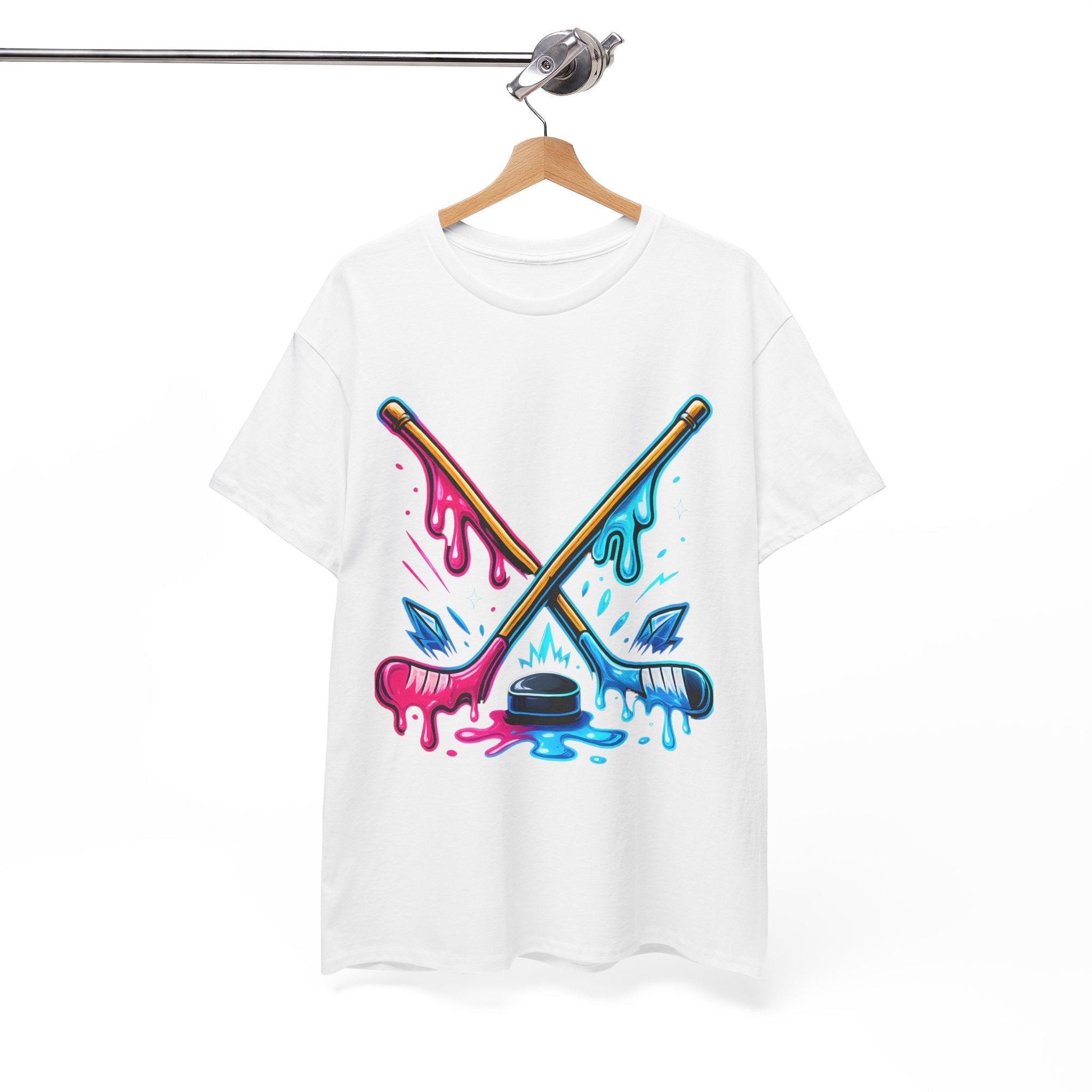 Drip Ice- hockey Unisex T-Shirt Printify