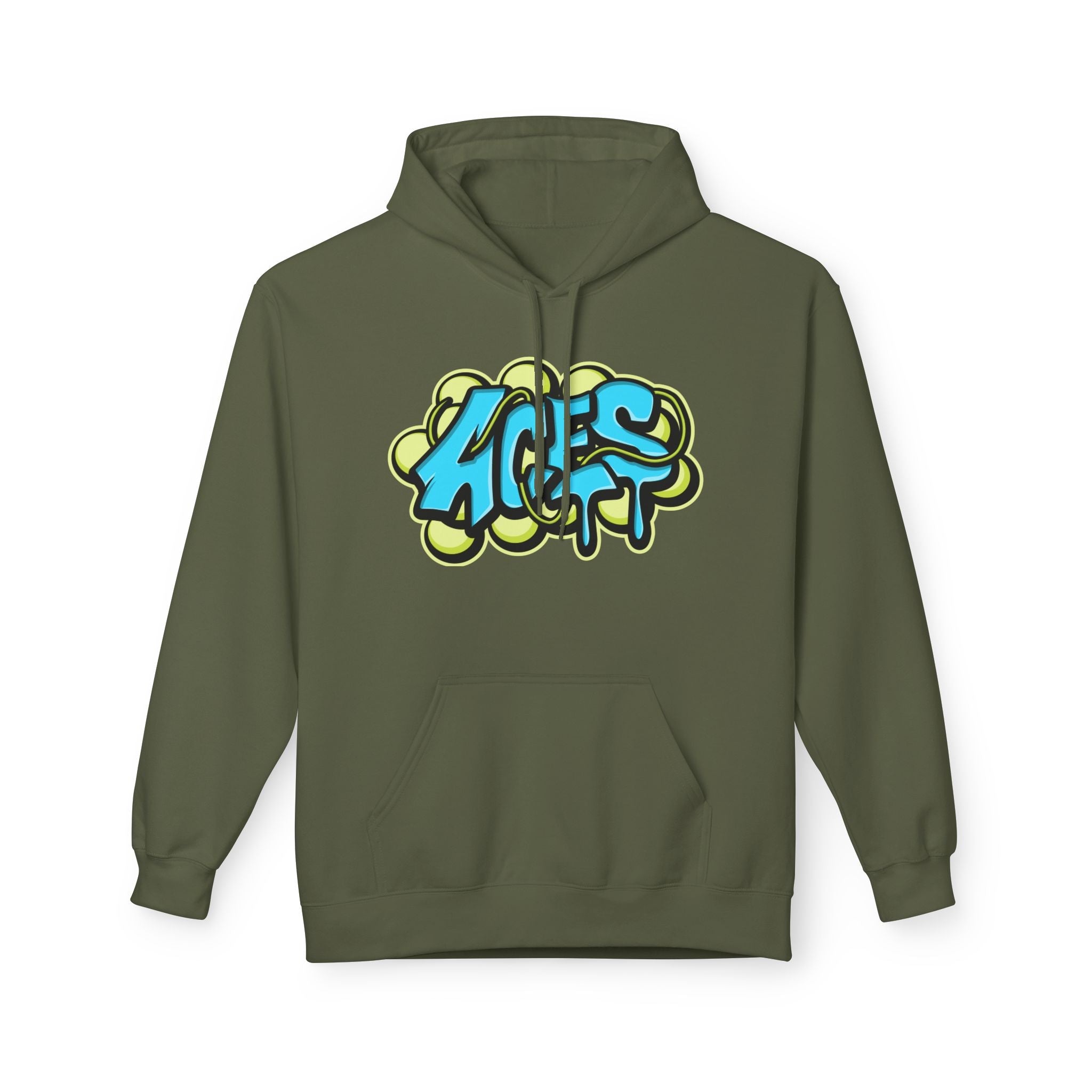 ACES Graffiti Streetwear Hoodie Printify