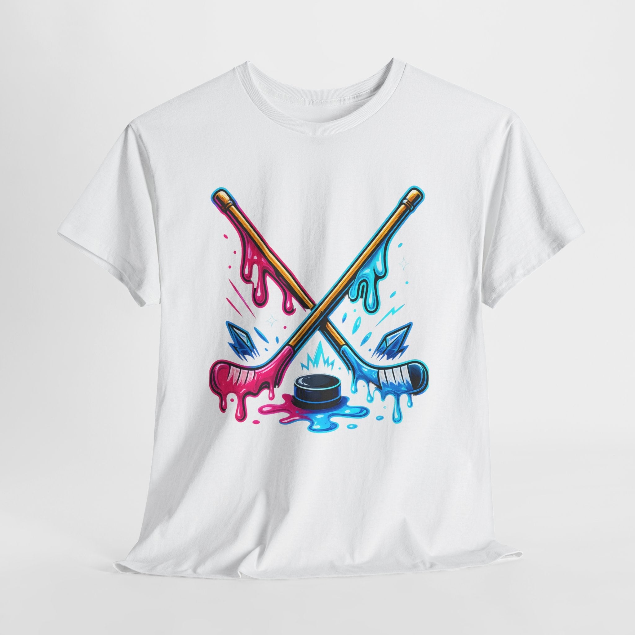 Drip Ice- hockey Unisex T-Shirt Printify