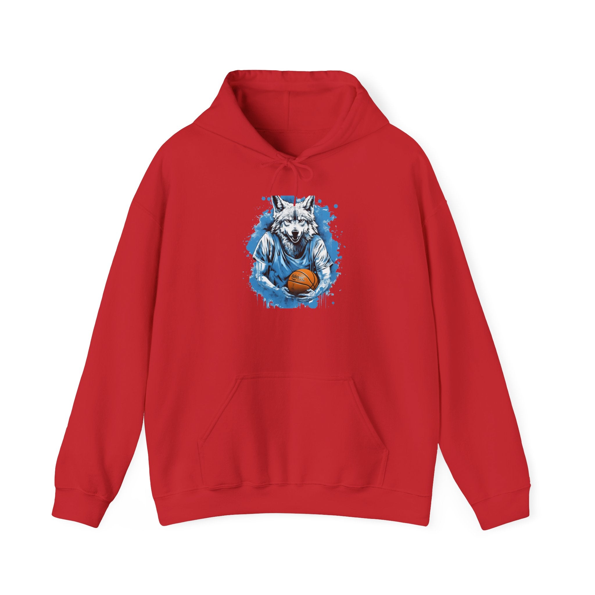 Wolf Basketball Graphic Hoodie