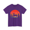 Retro Wildlife Sunset Vintage T- Shirt Printify