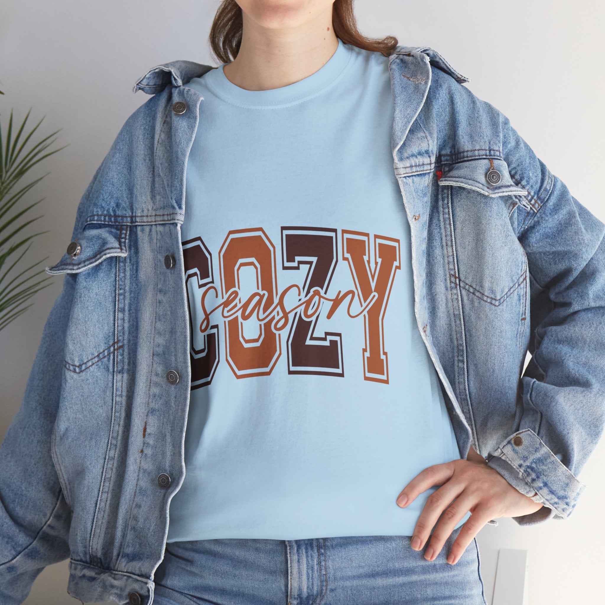 Cozy Season Fall Fashion T-Shirt Printify