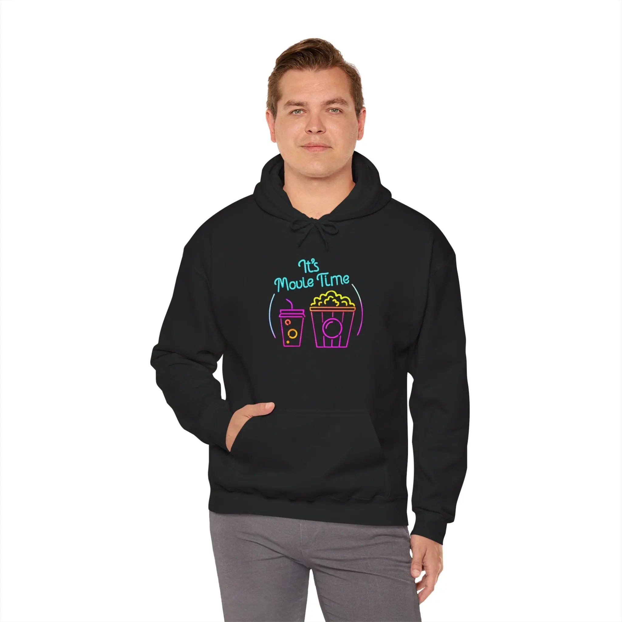Uniusex Movie Night Hoodie Printify