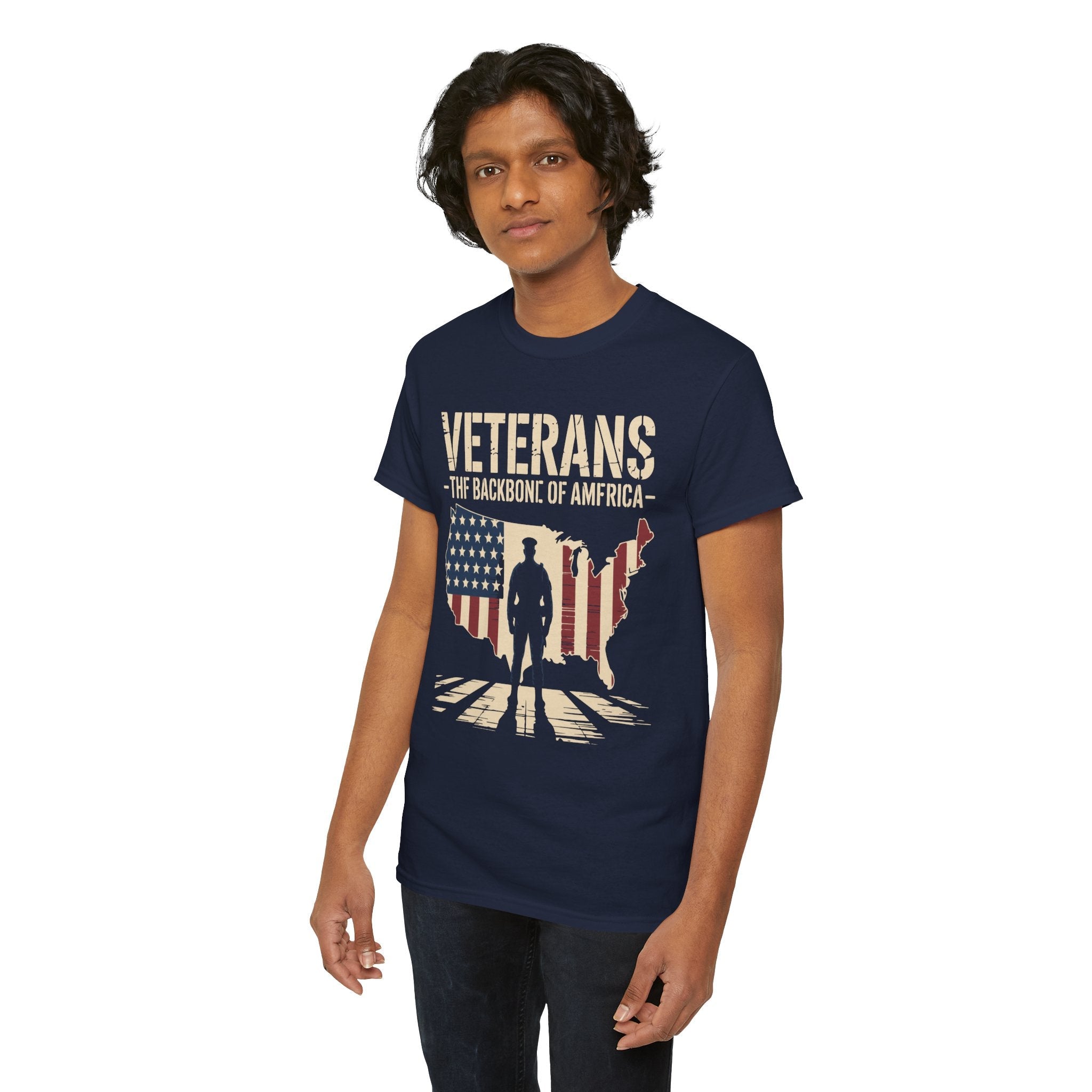 Veterans Tribute the Backbone of America T-Shirt Printify