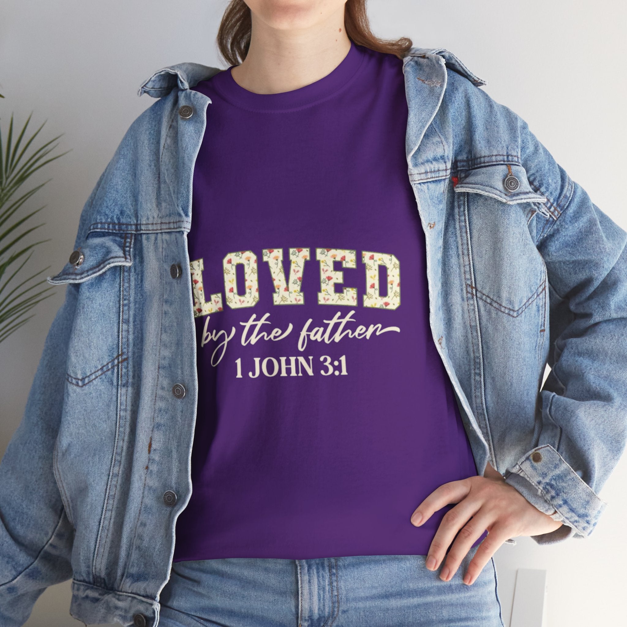 Loved by the Father T-Shirt Printify