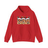 Christmas Reindeer Trio Hoodie Printify
