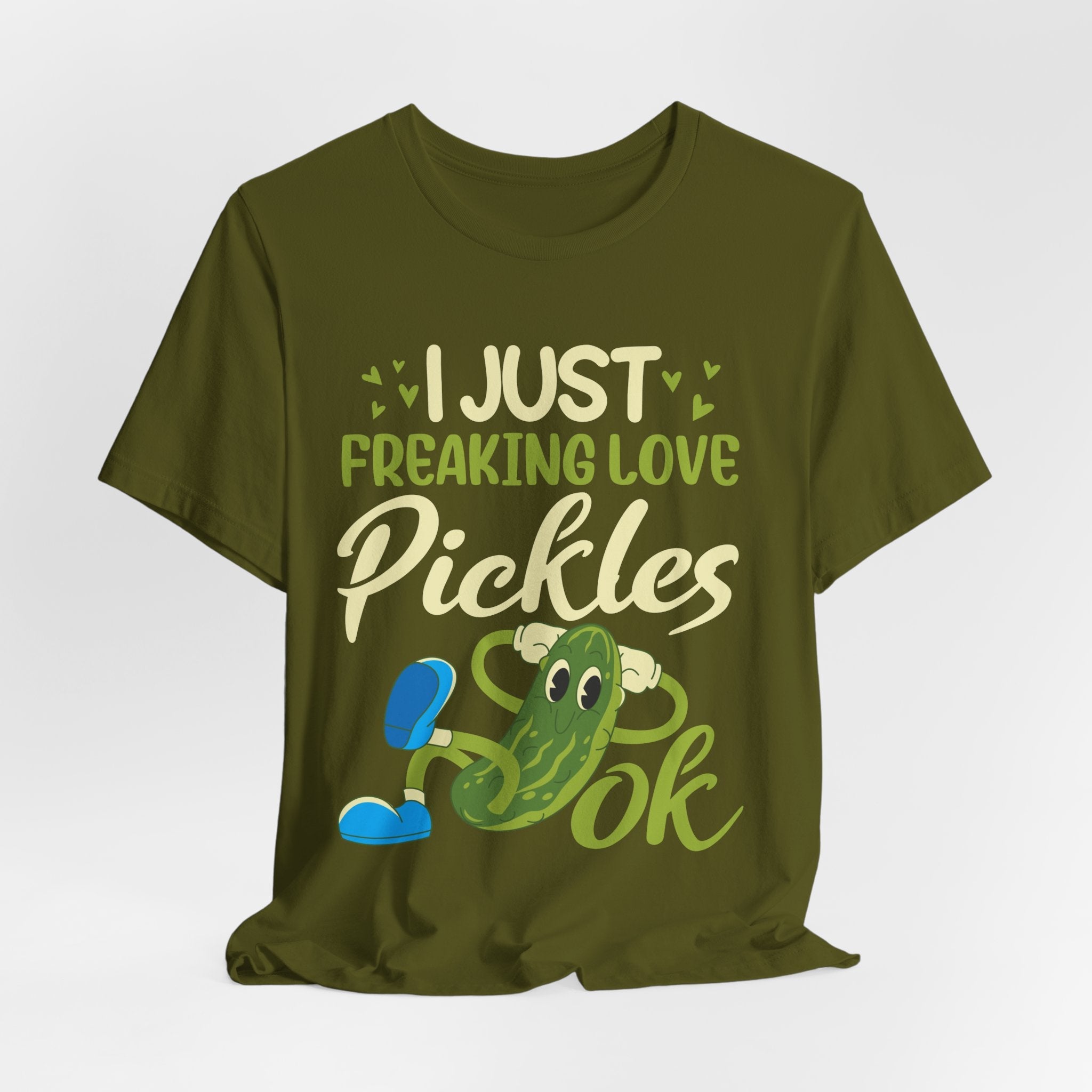 I Just Freaking Love Pickles T-Shirt Printify