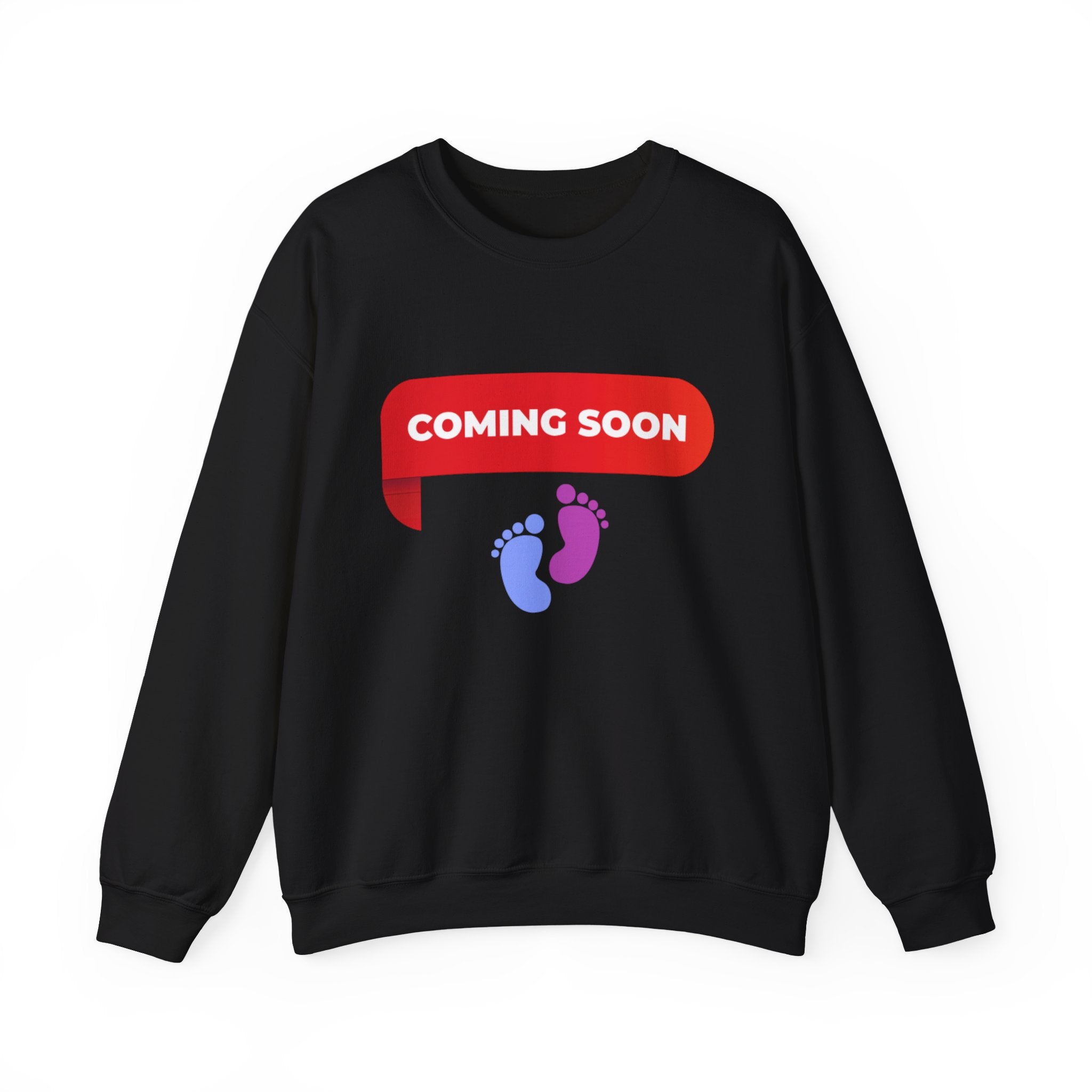 Coming Soon Mama Crewneck Sweatshirt Printify