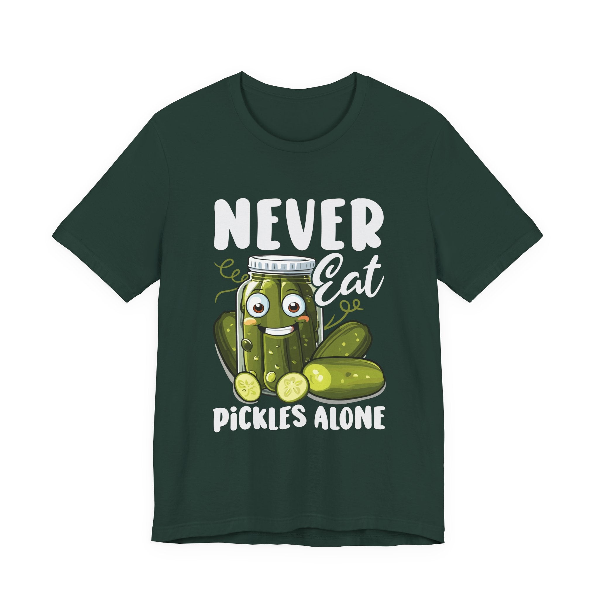Never Eat Pickles Alone T-Shirt Printify