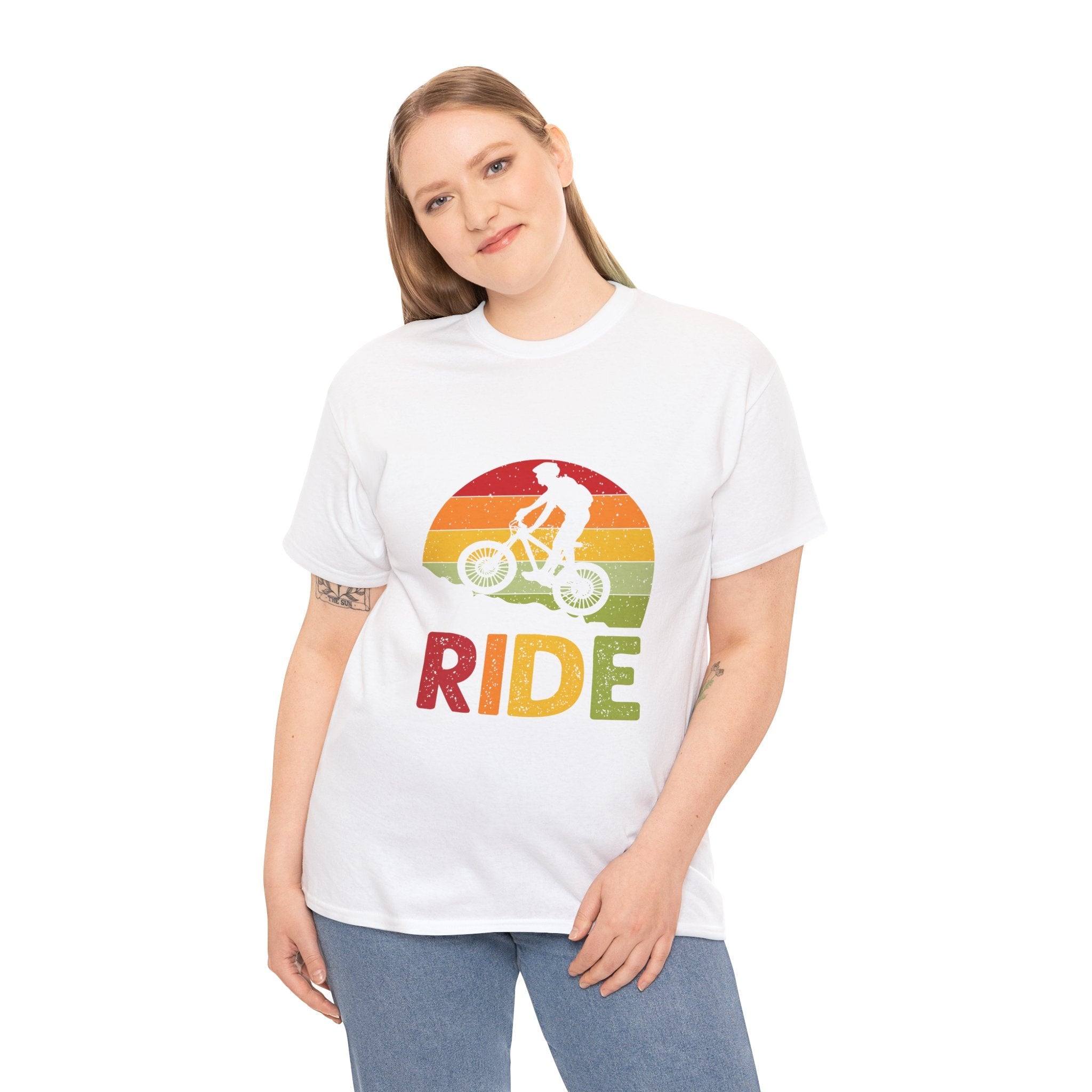 MTB Biking Graphic T-Shirt Printify