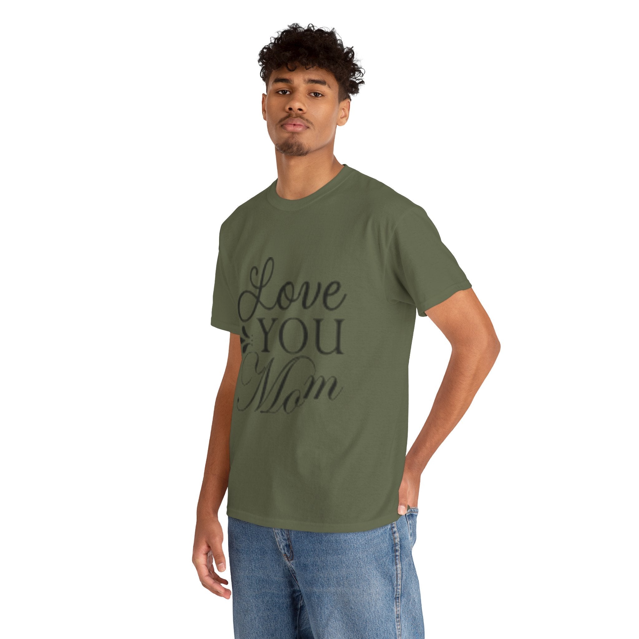 Love You Mom Unisex T- Shirt Printify