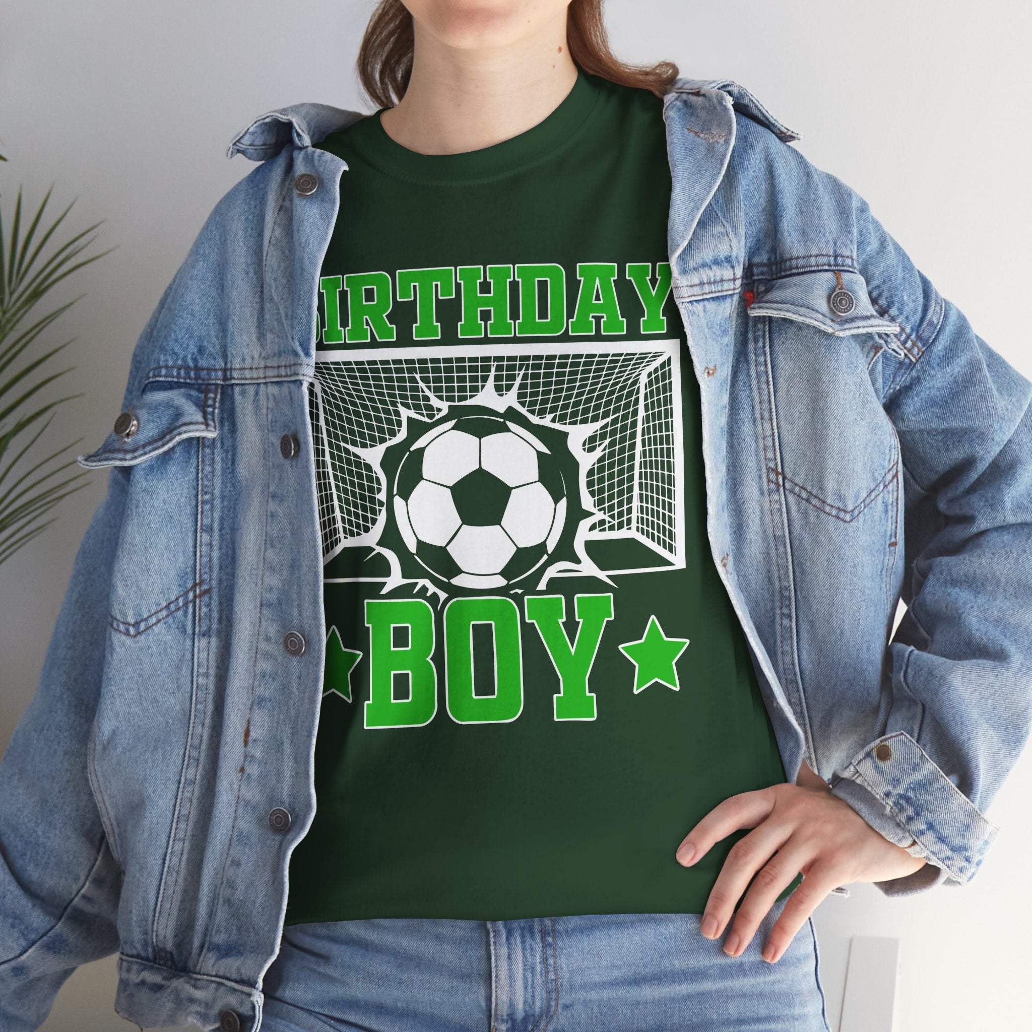 Birthday Boy Soccer T-Shirt Printify