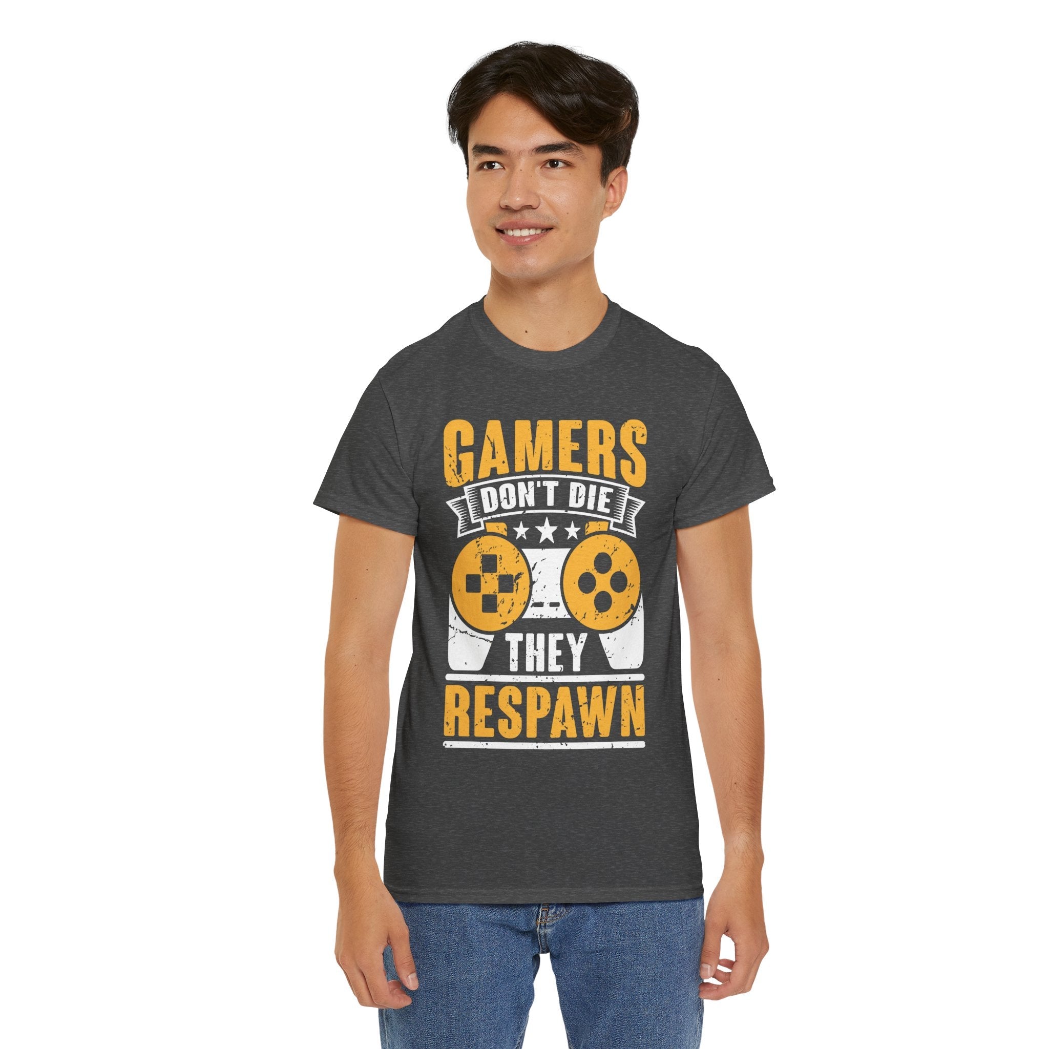 Gamers Don’t Die, They Respawn Unisex T-Shirt Printify