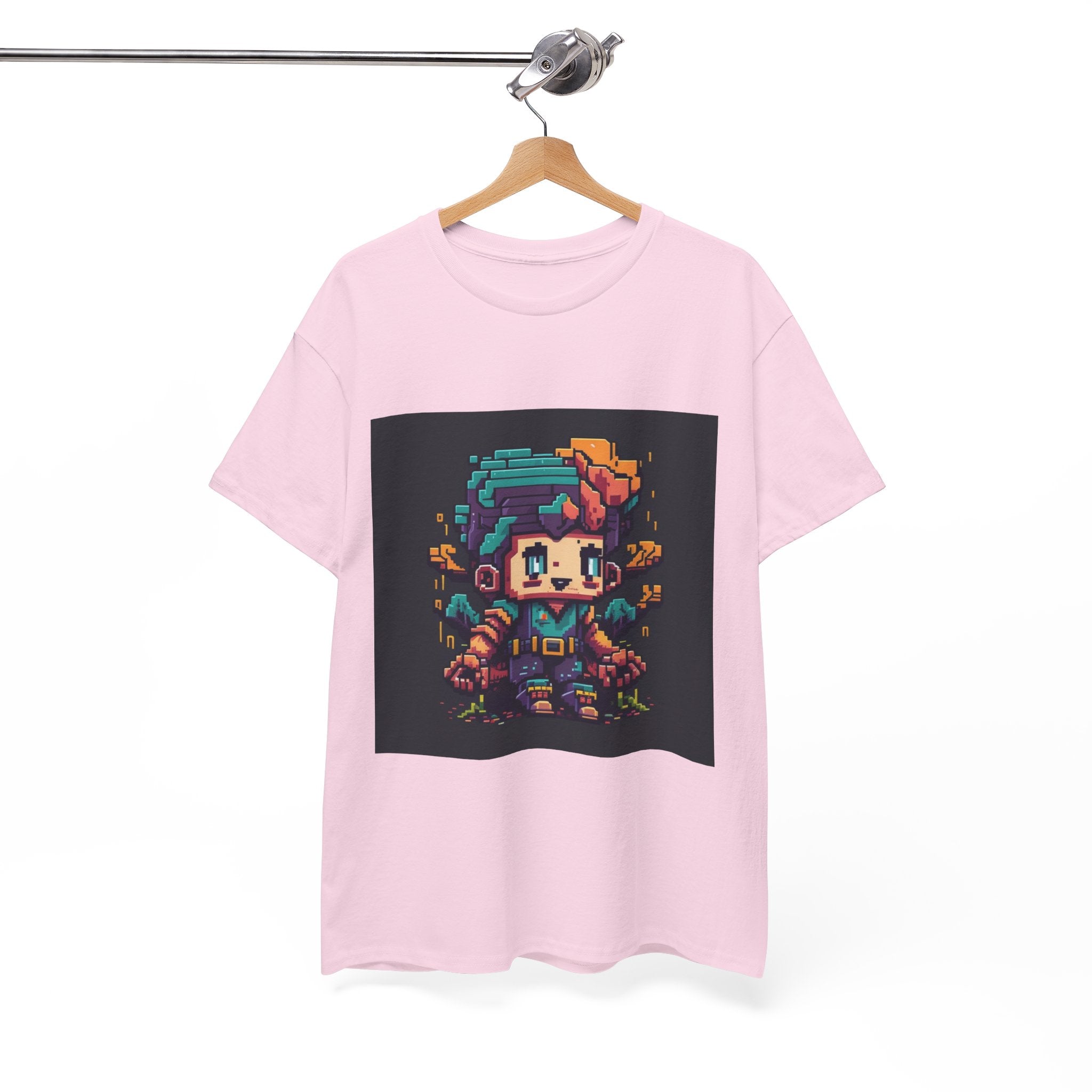 Pixel Art Retro Gamer T- Shirt Printify