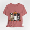 Halloween Spooky Cats Graphic T-Shirt Printify