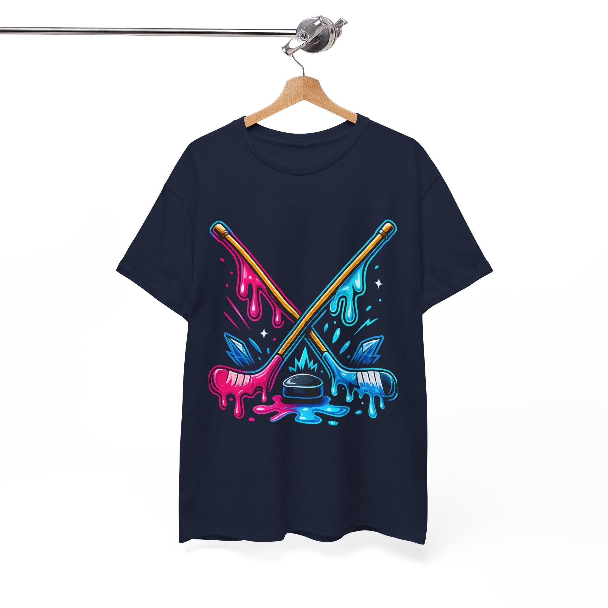 Drip Ice- hockey Unisex T-Shirt Printify