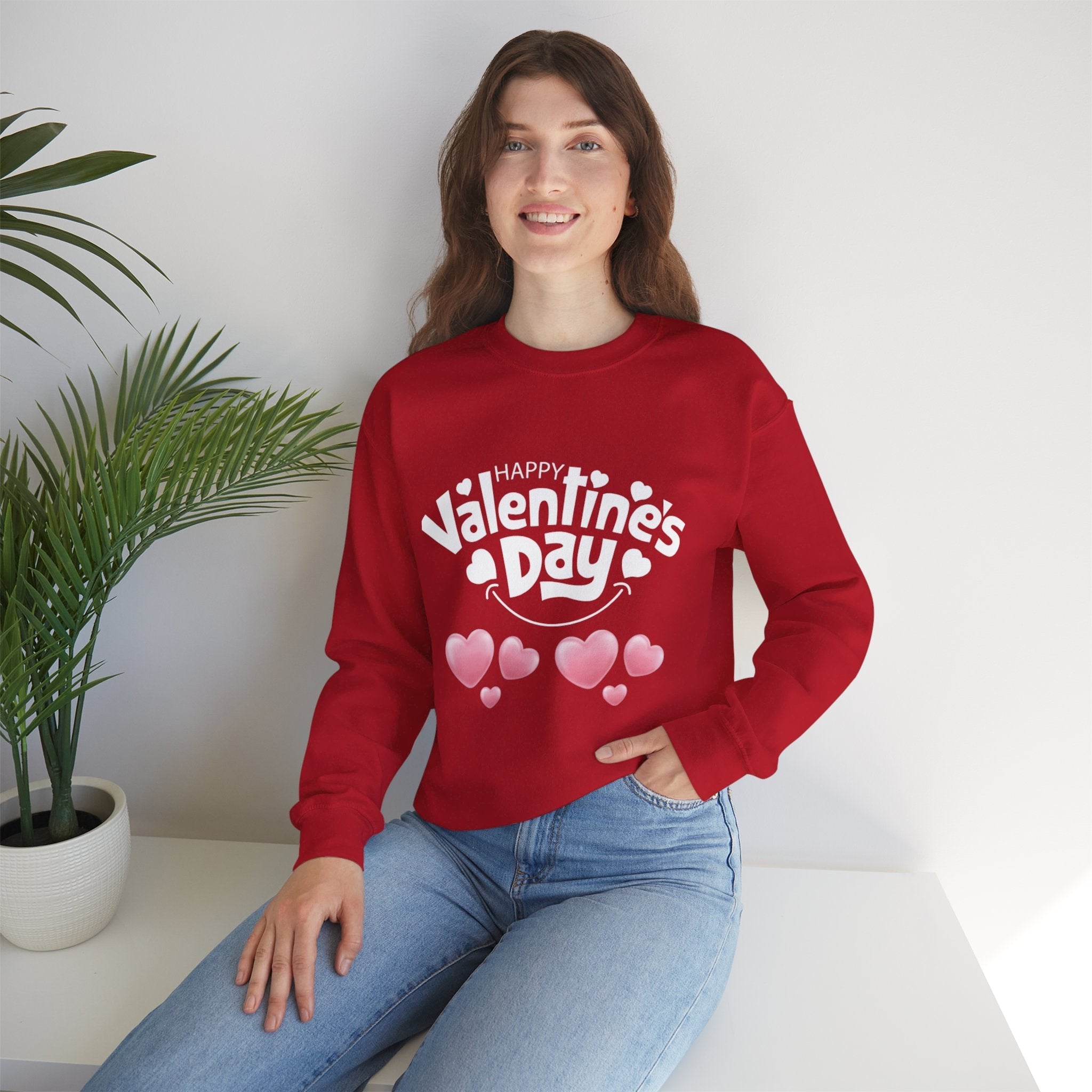 Valentine's Day Crewneck Sweatshirt Printify